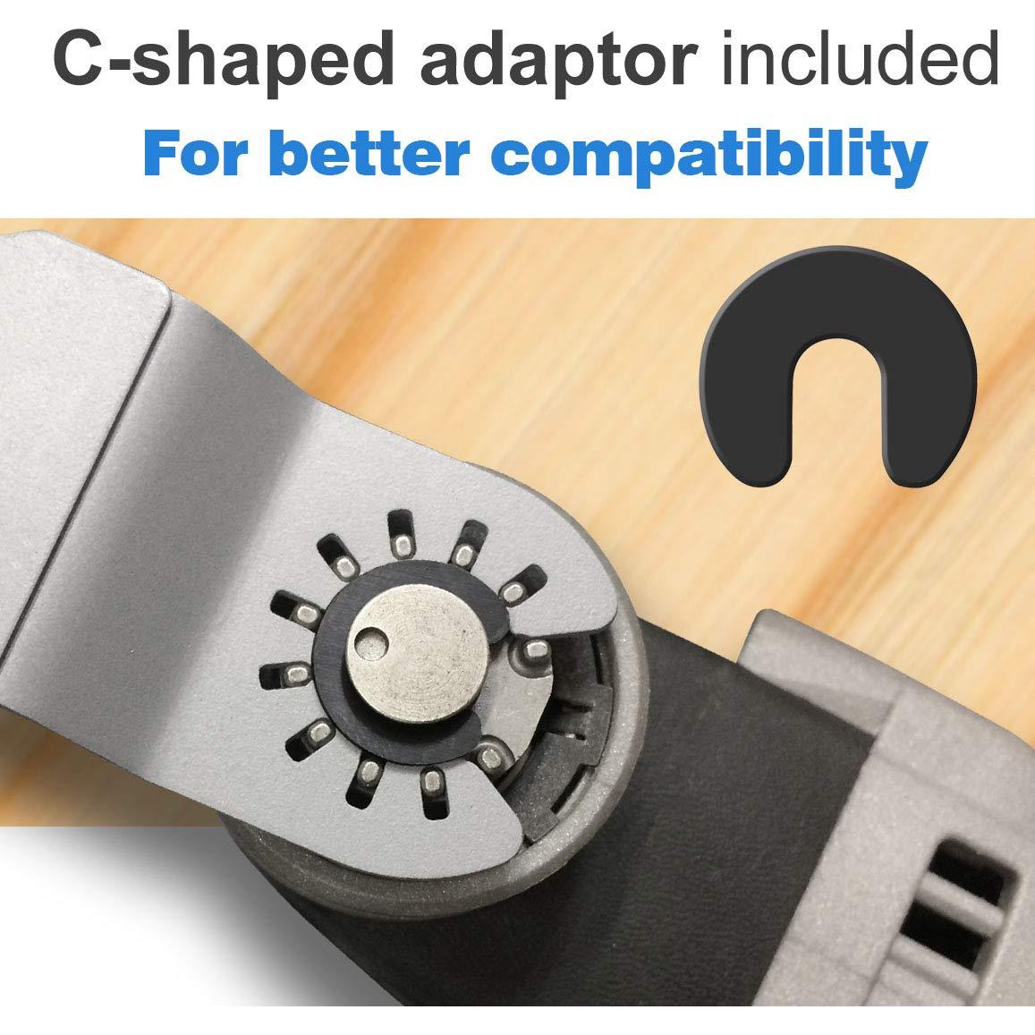 Hoja de sierra oscilante Acto B&T 10 piezas para multitool