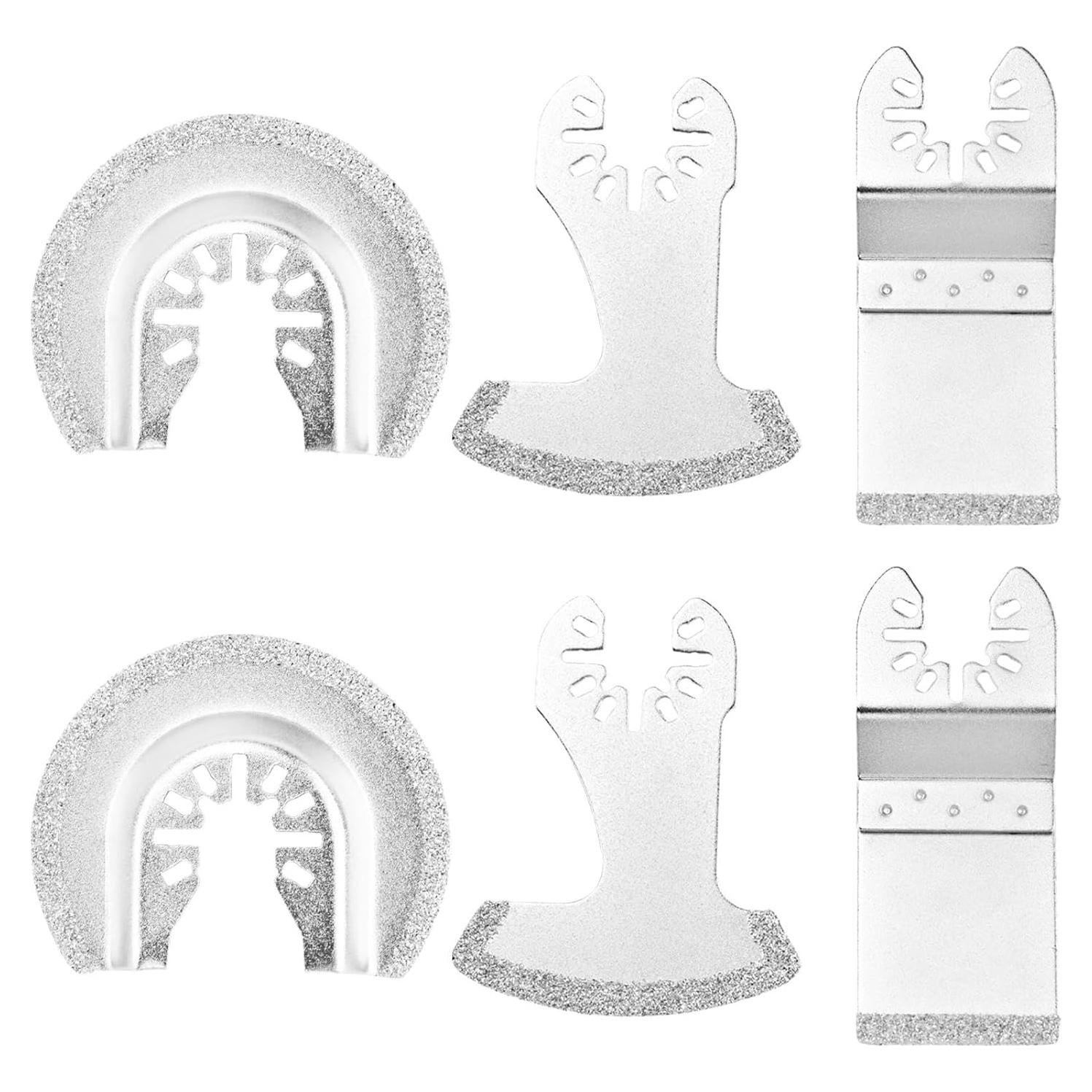 Juego de 6 Cuchillas Oscilantes de Diamante NINEFOX