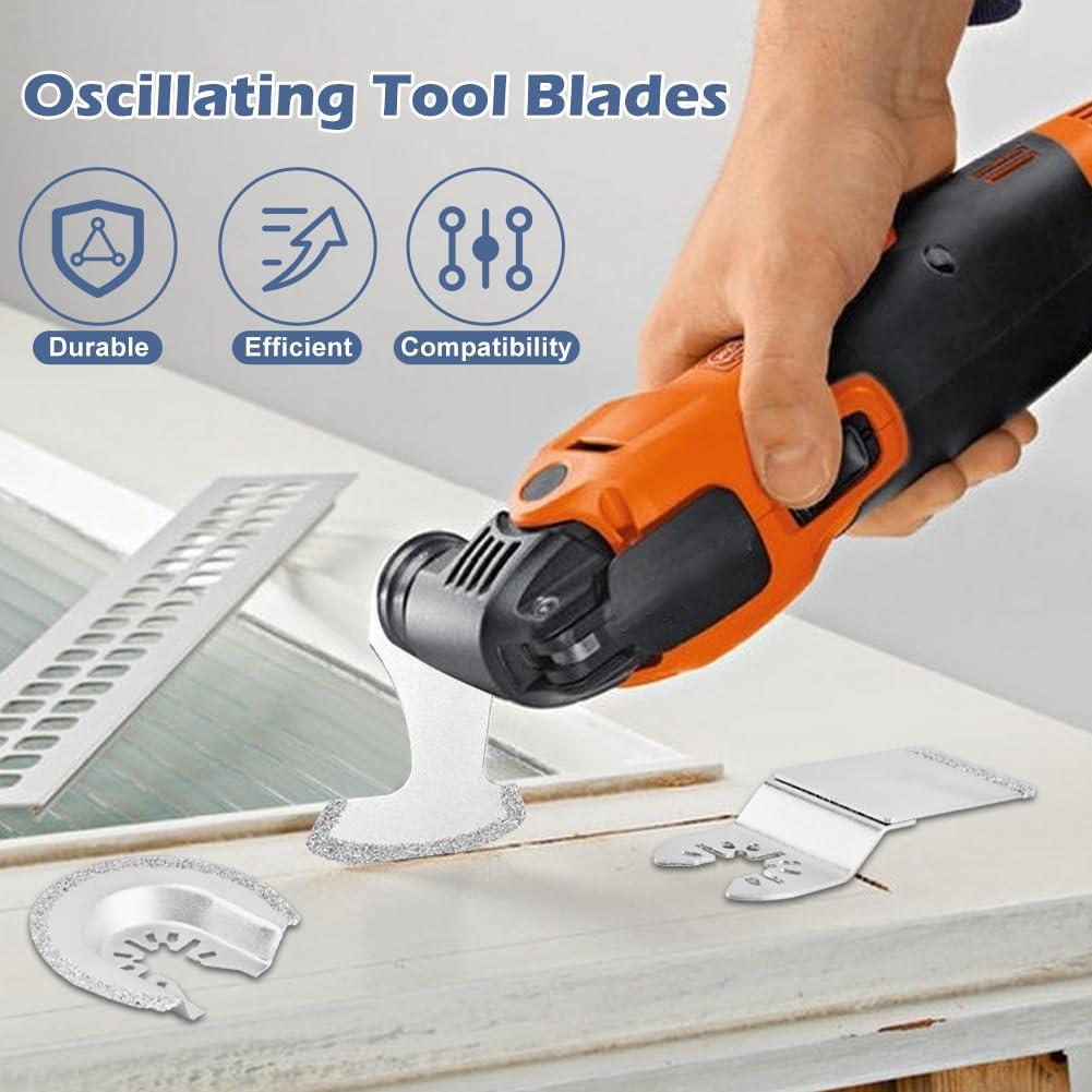 Juego de 6 Cuchillas Oscilantes de Diamante NINEFOX