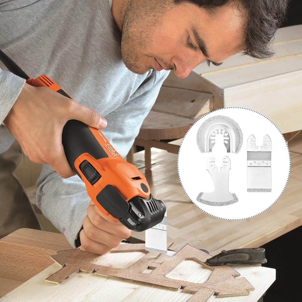 Juego de 6 Cuchillas Oscilantes de Diamante NINEFOX