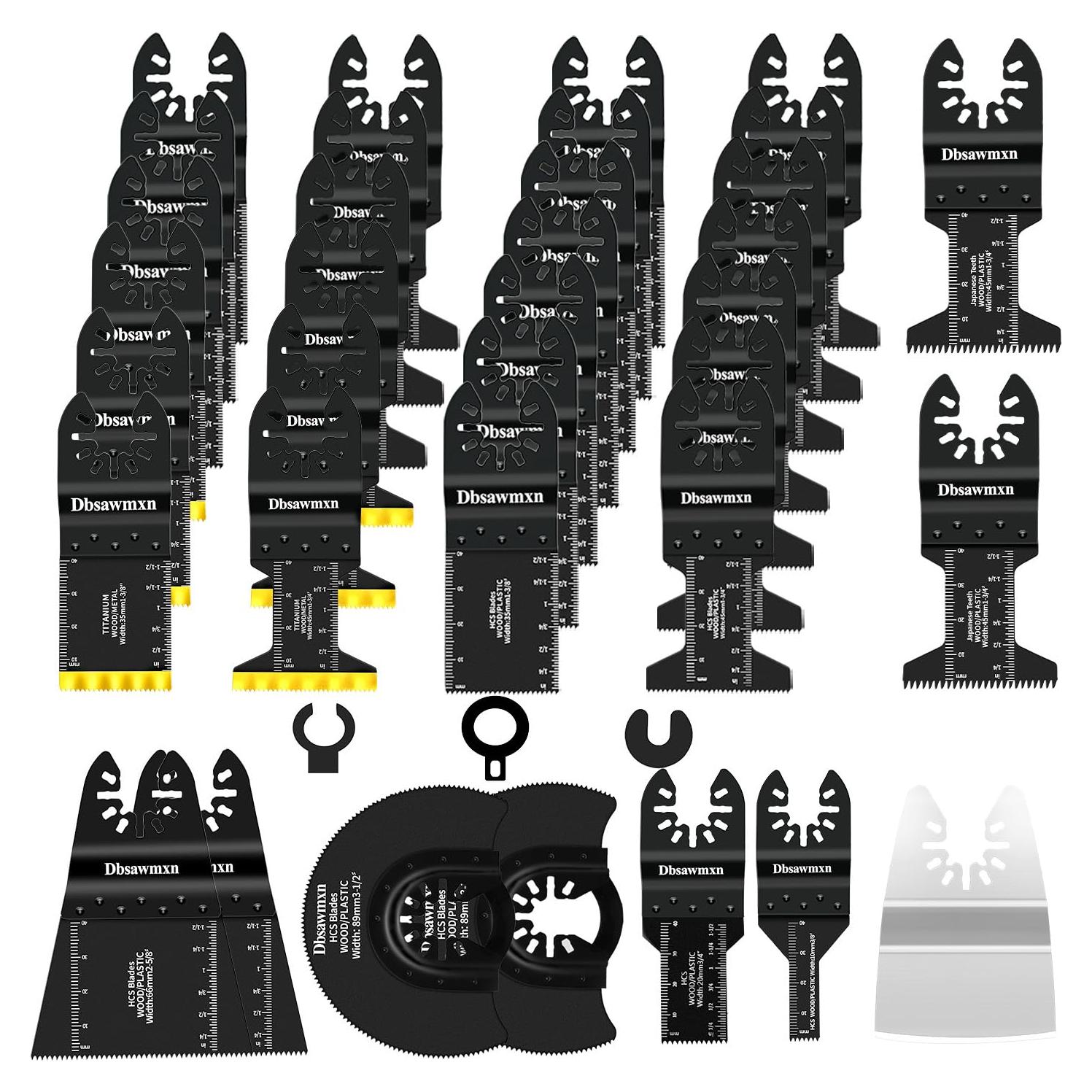Juego de 35 Hojas Multitool Dbsawmxn para Cortar Metal y Madera