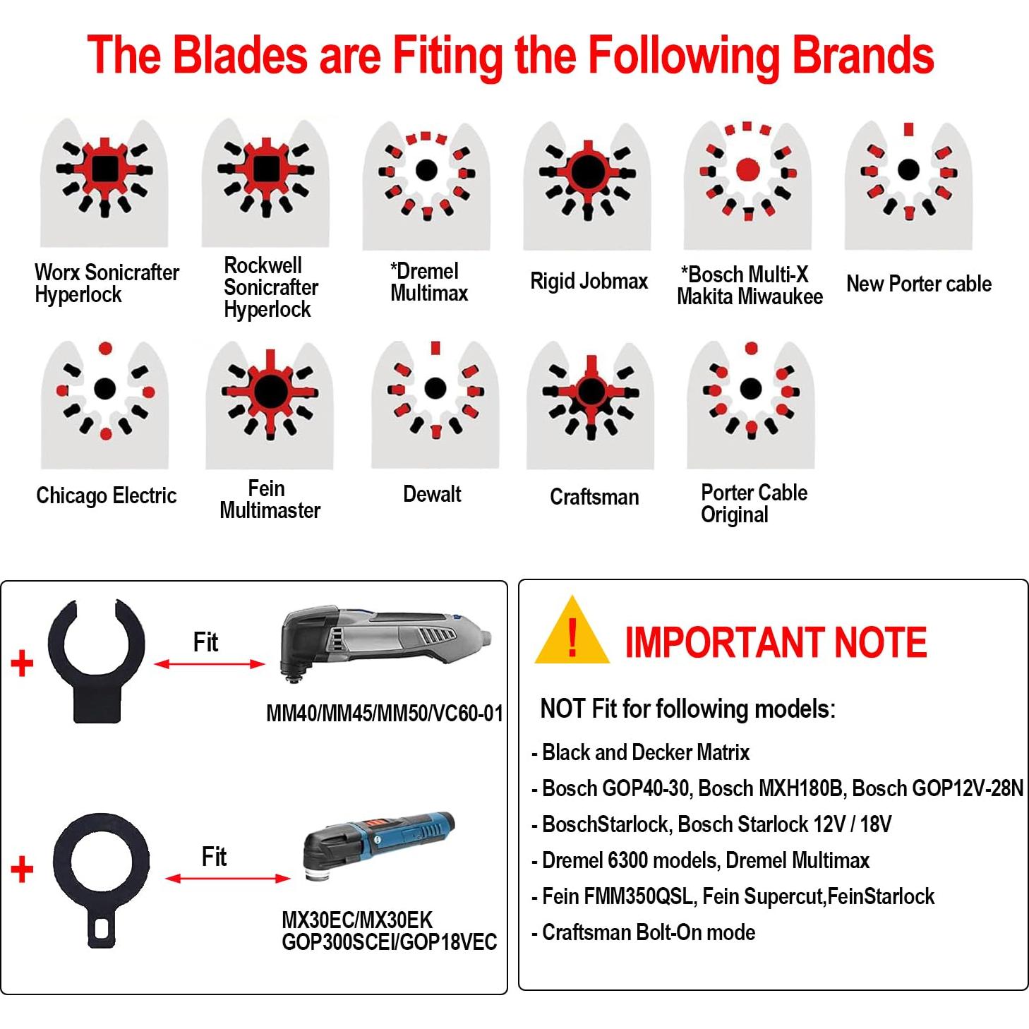 10 Piezas Cuchillas Oscilantes Diamante LABOFiC Corte Plano