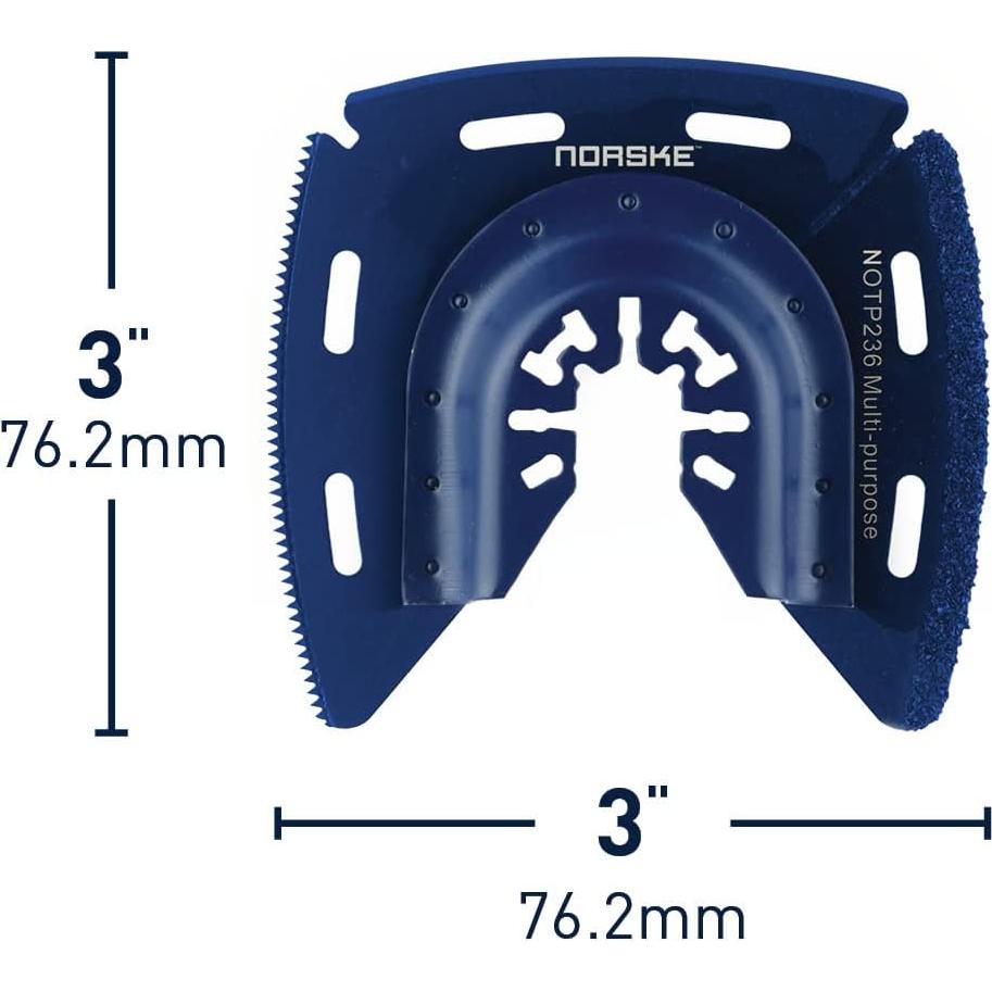 Norske Tools NOTP236 Multi Herramienta Oscilante 3-en-1