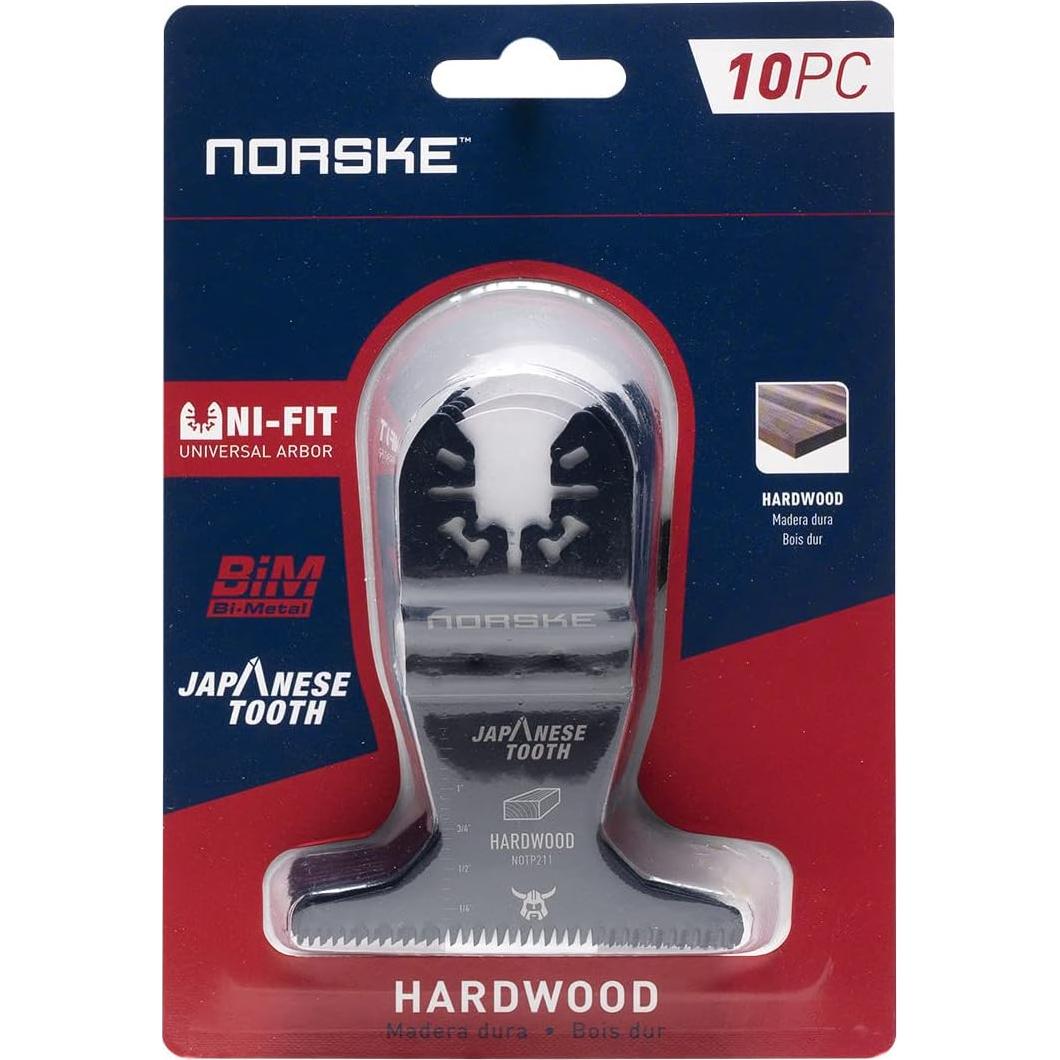 Cuchilla Multi Oscilante Norske NOTP279 Bi-Metal 10 Piezas