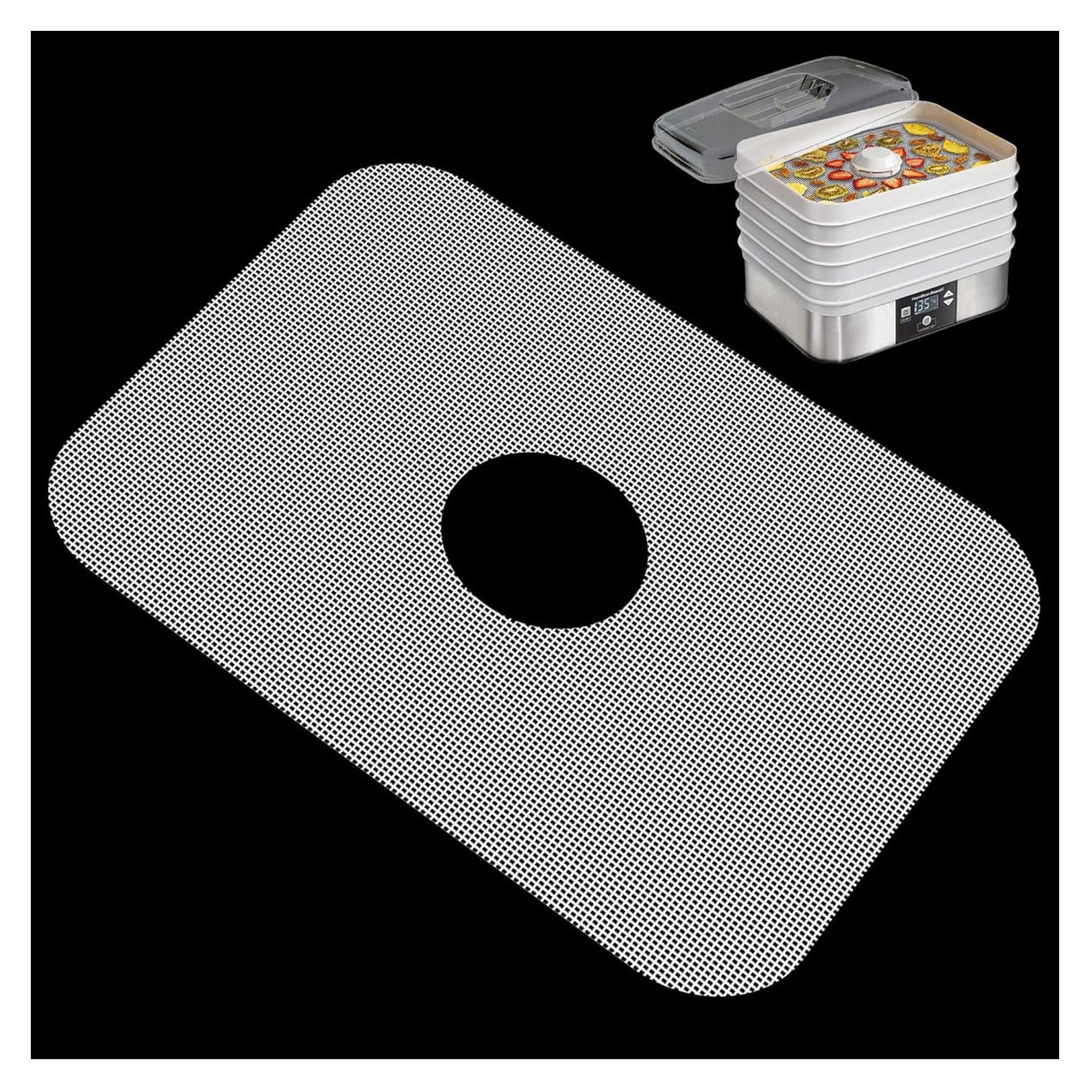 Hojas de Silicona Antiadherente GUCUJI para Deshidratador 5 Pcs