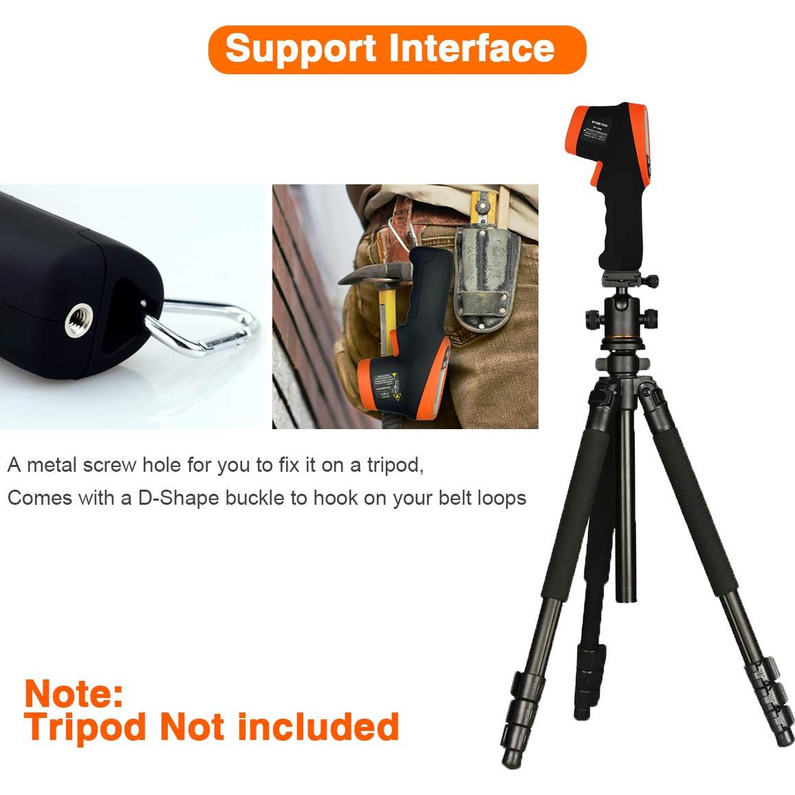 Termómetro Infrarrojo BTMETER BT-1800 -50 a 1800°C 50:1