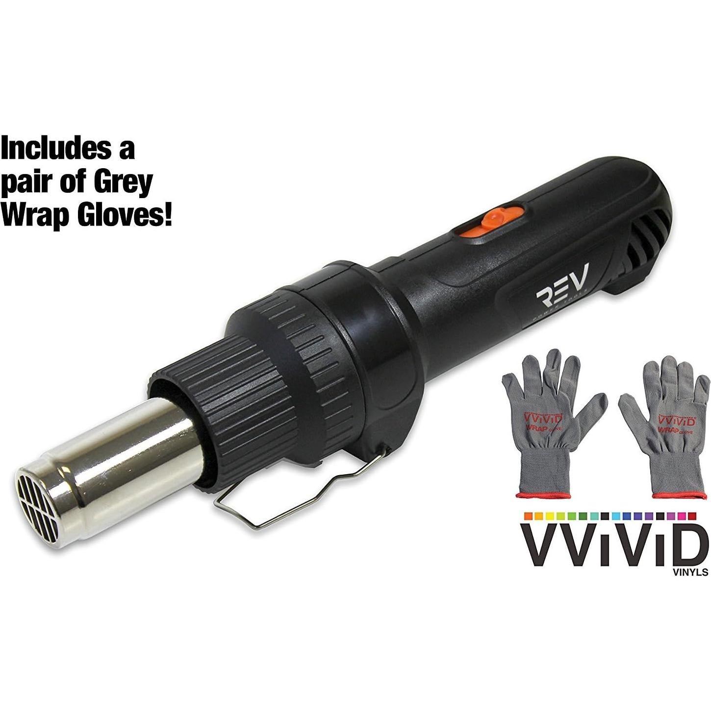 Pistola de Calor VViViD Profesional 120V con Guantes