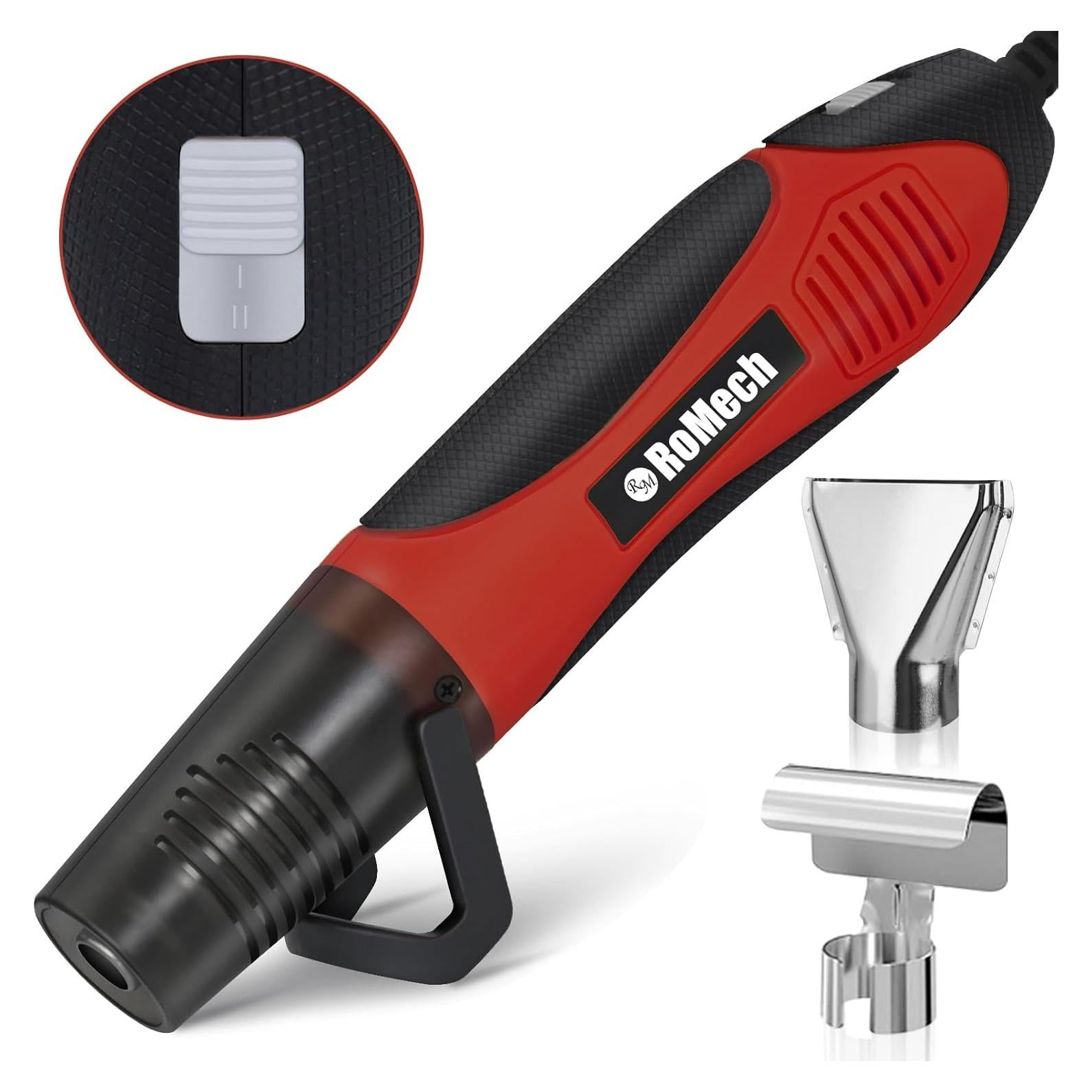 Pistola de Calor ROMECH 350W Doble Temperatura 204-349°C