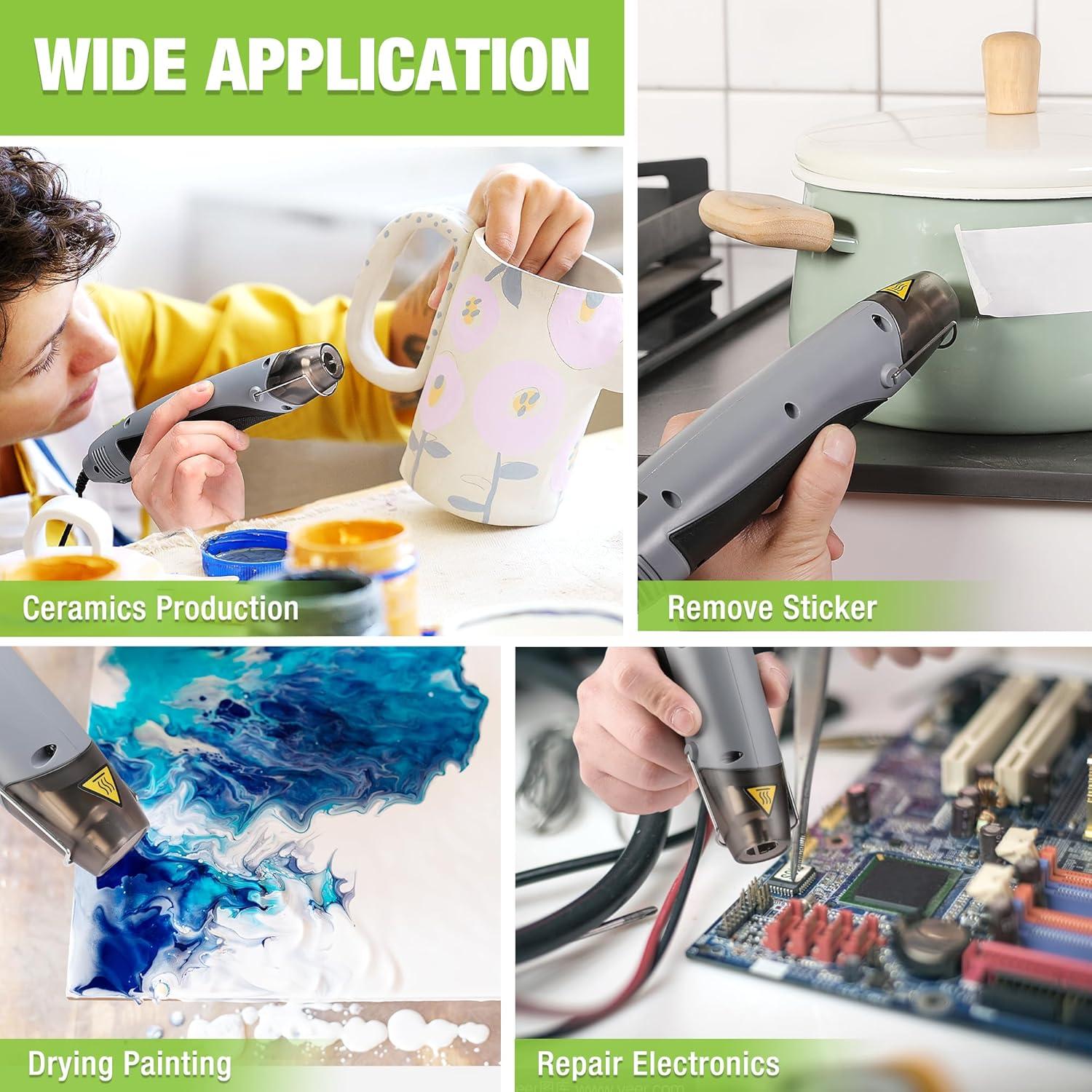 Pistola de Calor WORKPRO 400W 2 Temperaturas 1.8m Cable