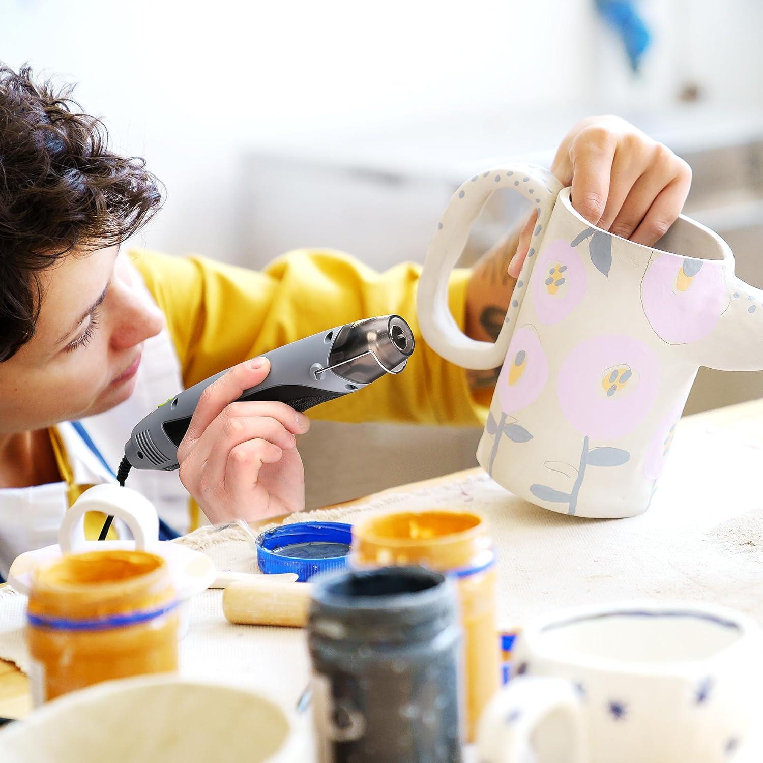 Pistola de Calor WORKPRO 400W 2 Temperaturas 1.8m Cable