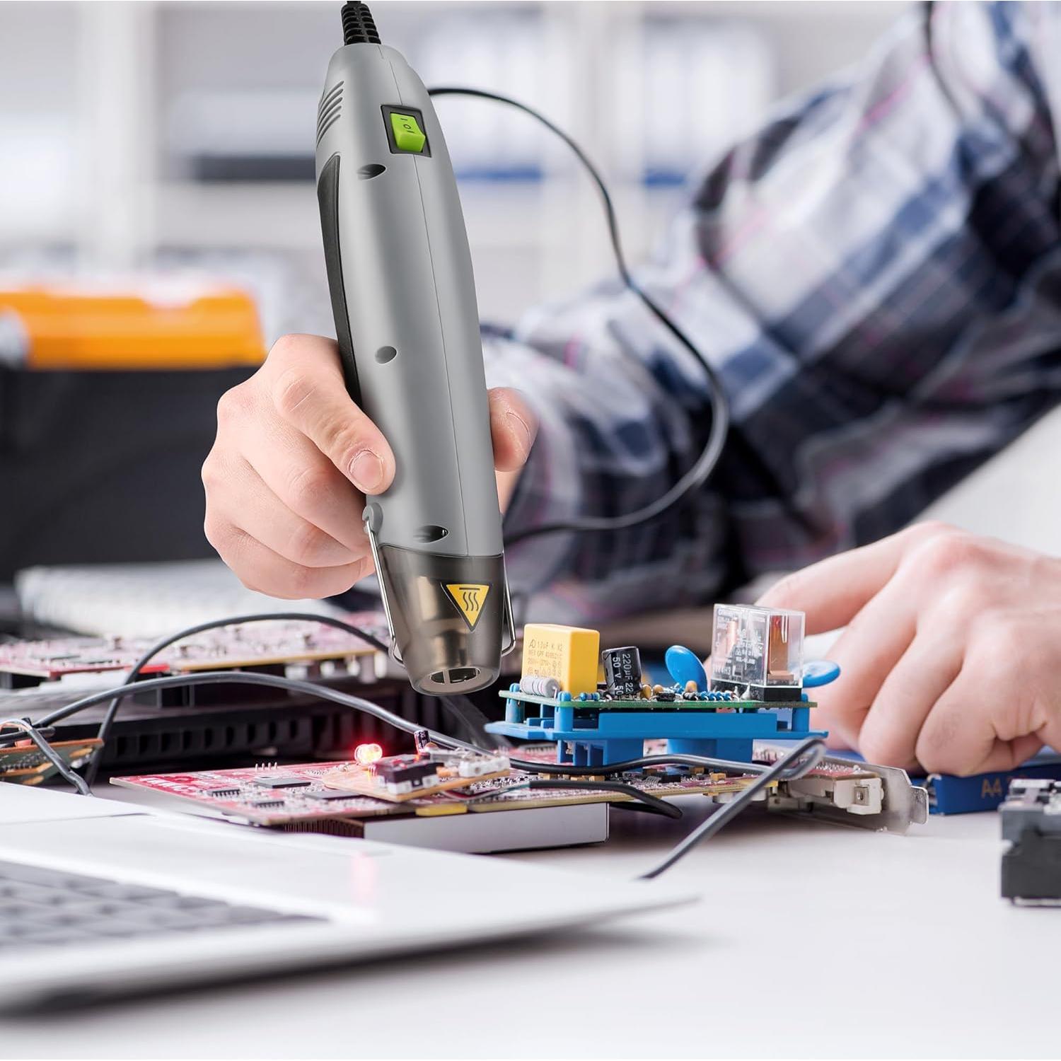 Pistola de Calor WORKPRO 400W 2 Temperaturas 1.8m Cable