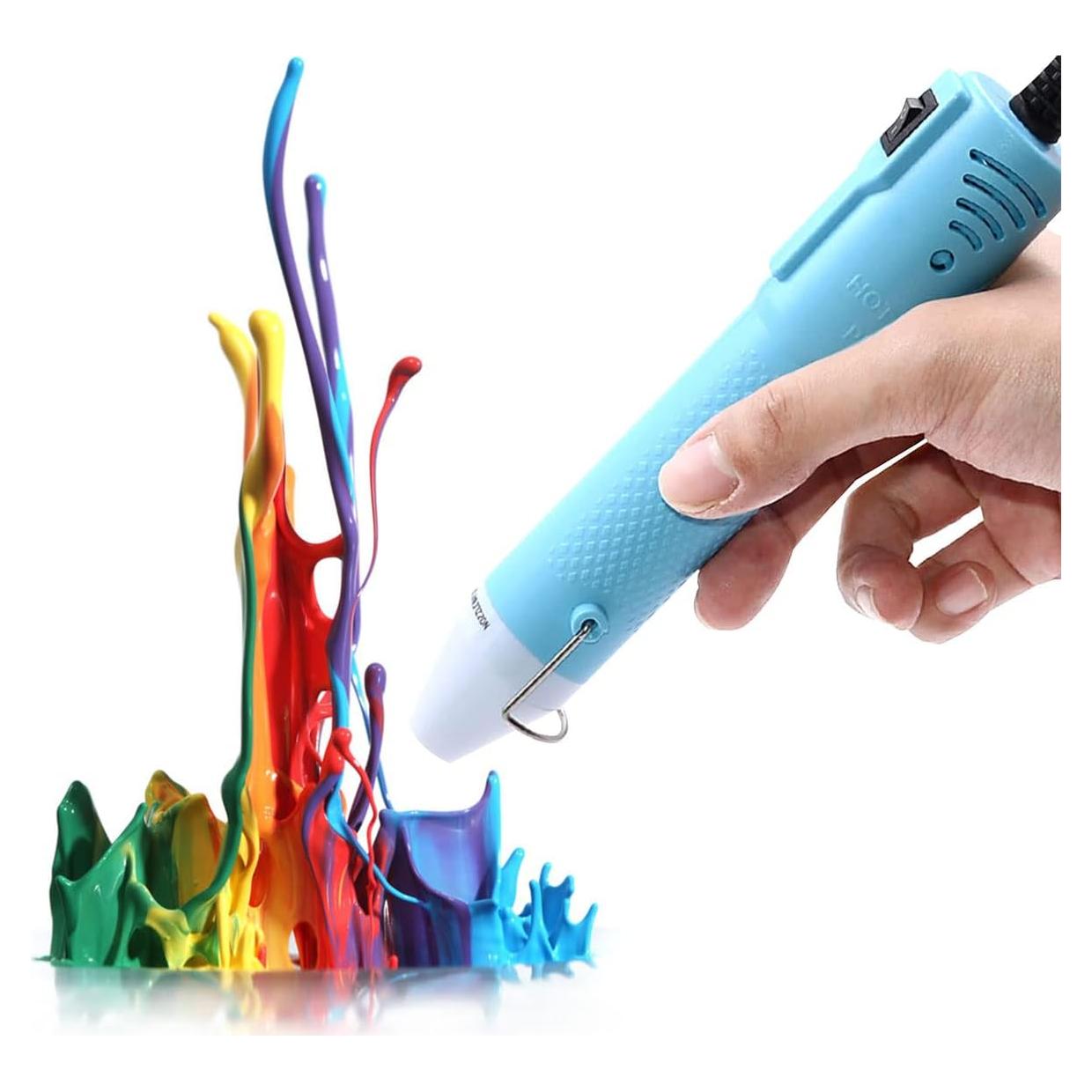 Pistola de Calor Mofa MF150 Mini 130W Azul para Manualidades