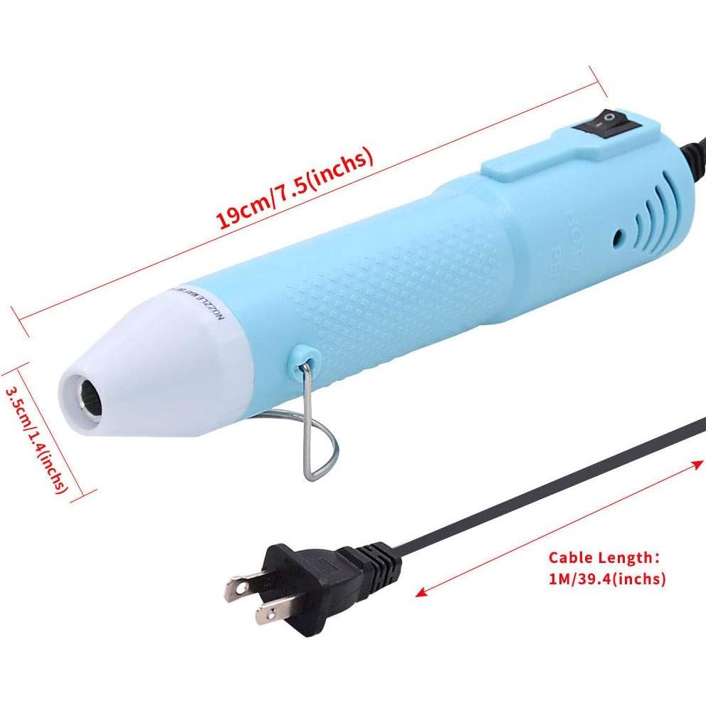 Pistola de Calor Mofa MF150 Mini 130W Azul para Manualidades