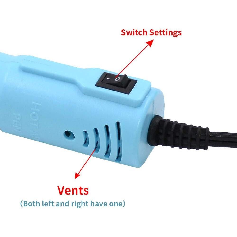 Pistola de Calor Mofa MF150 Mini 130W Azul para Manualidades