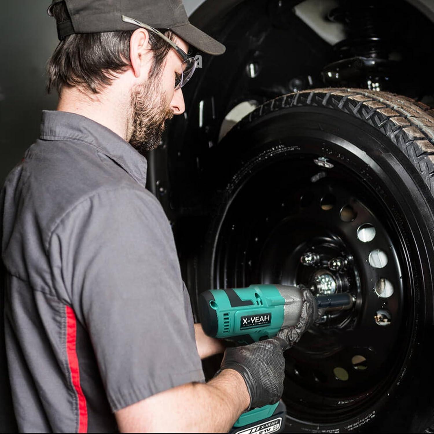 Llave de impacto X-YEAH 1/2" 550 N.m inalámbrica 21V