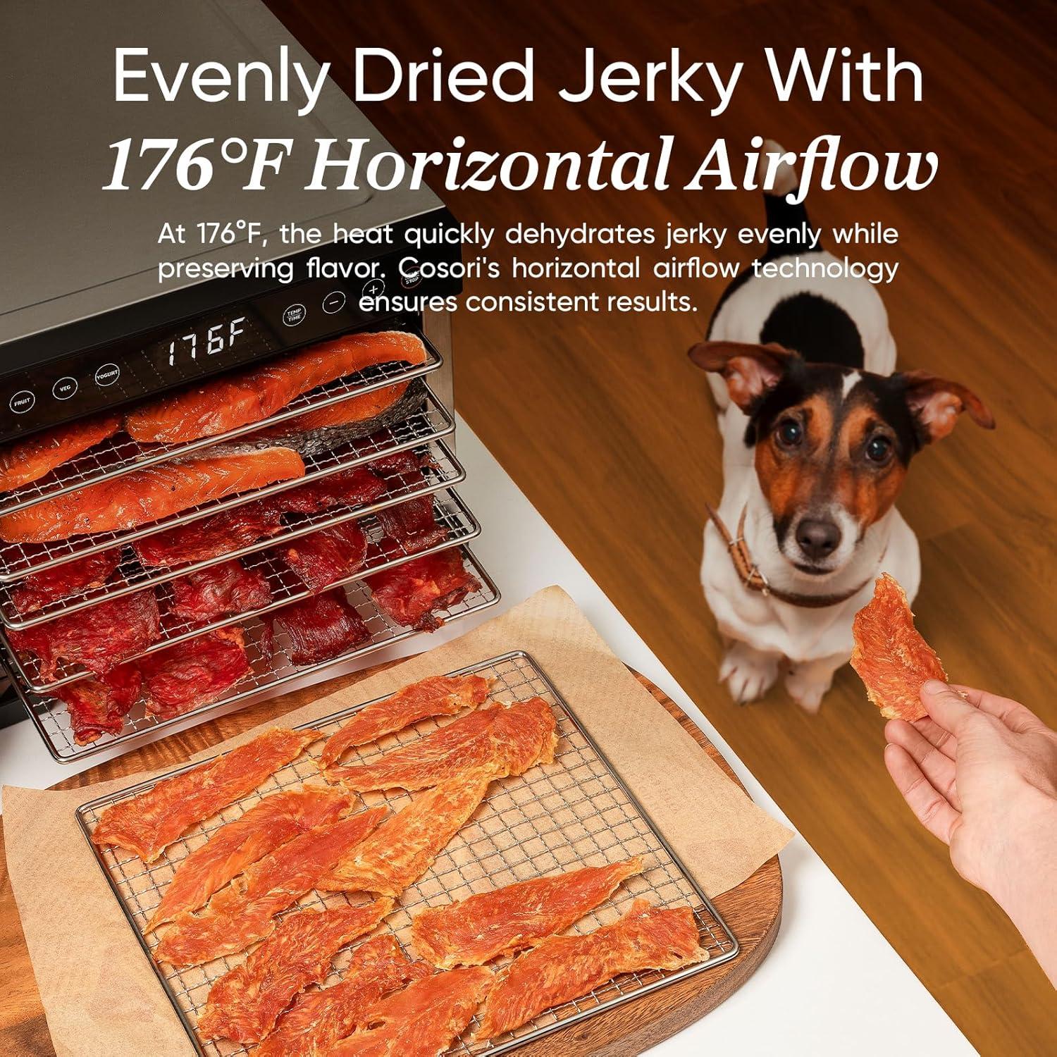 Deshidratador de Alimentos COSORI P501, 5 Bandejas Acero Inoxidable