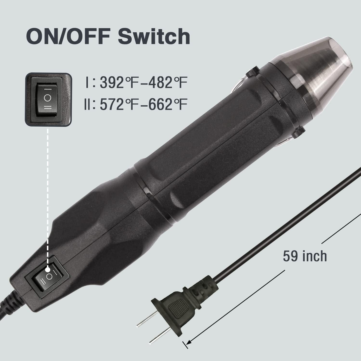 Pistola de Calor LDK 300W Doble Temperatura 200-350°C