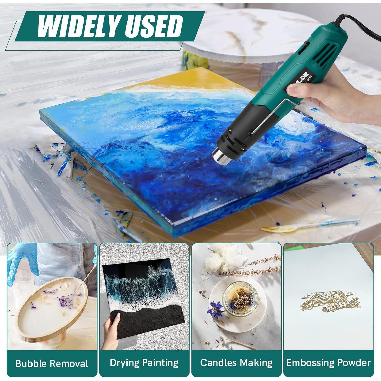 Mini Pistola de Calor NEU MASTER HG0060 380W Verde