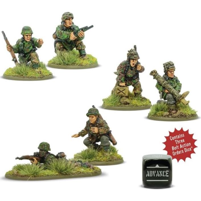 Warlord Games Bolt Action WWII Waffen SS 1943-45 Figuras 1:56