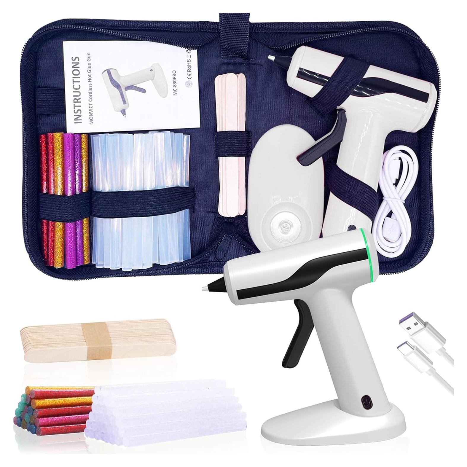 Pistola de Pegamento Caliente Inalámbrica MONVICT 2200mAh