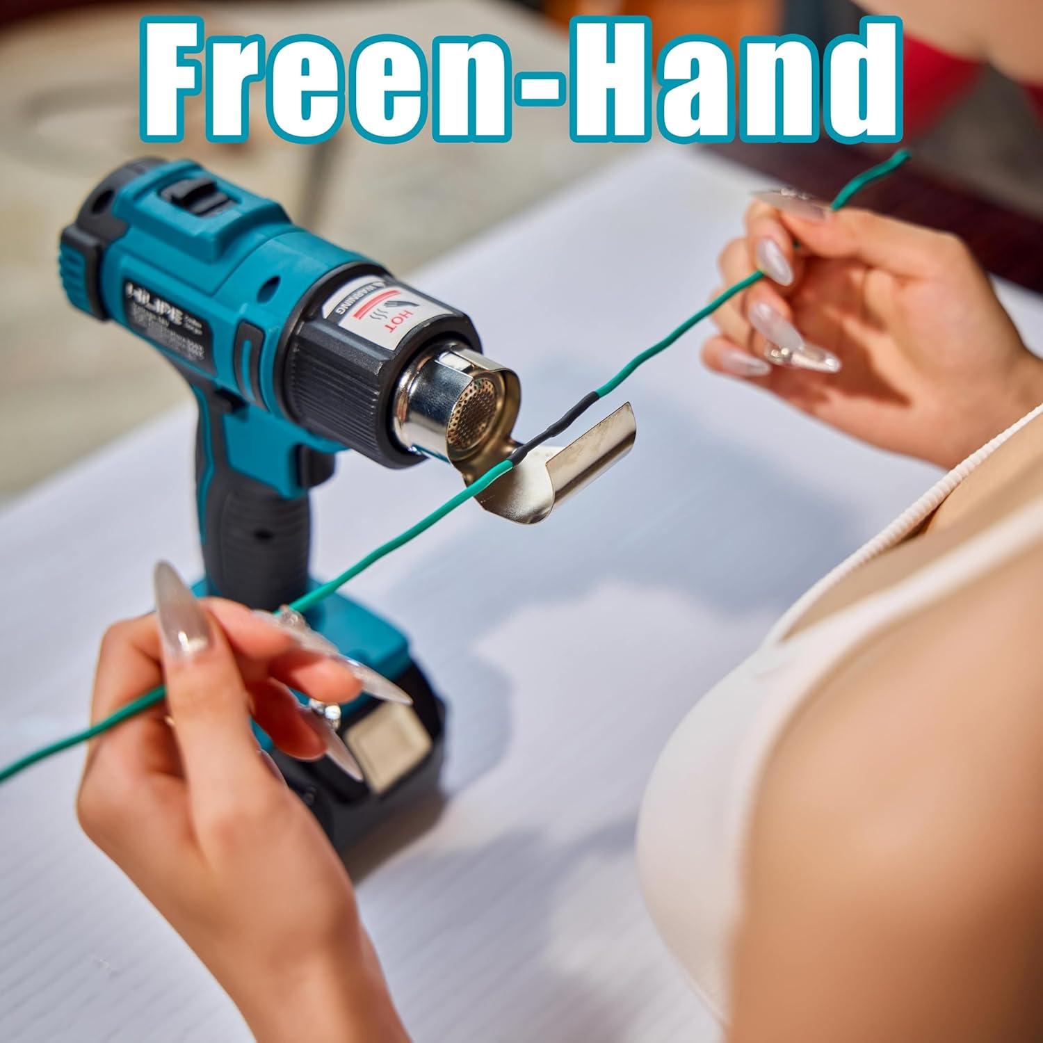 Pistola de Calor Inalámbrica HILIPE 18V 5 Boquillas