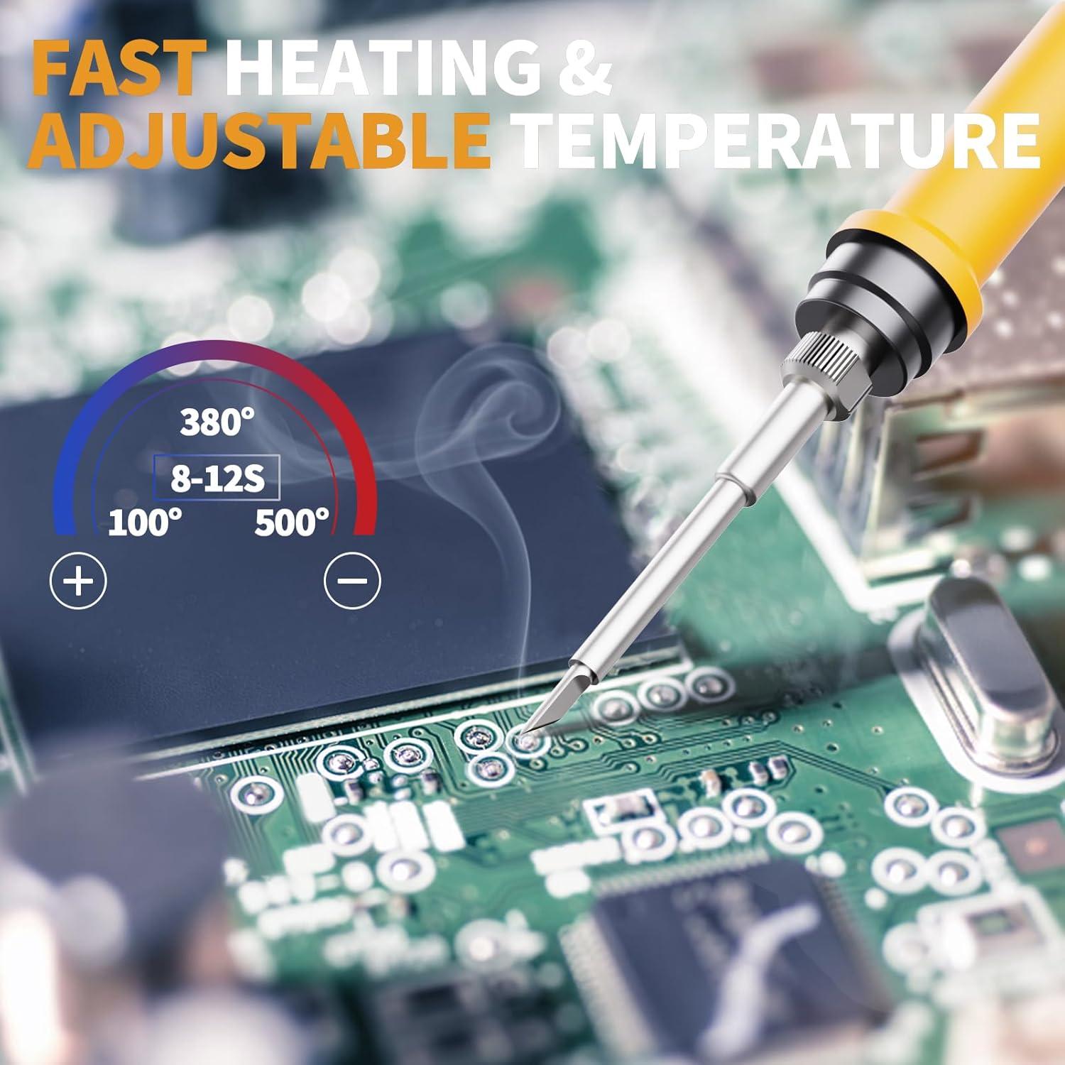 Soldador Inalámbrico Hakea Dewalt 20V Max Pantalla LCD