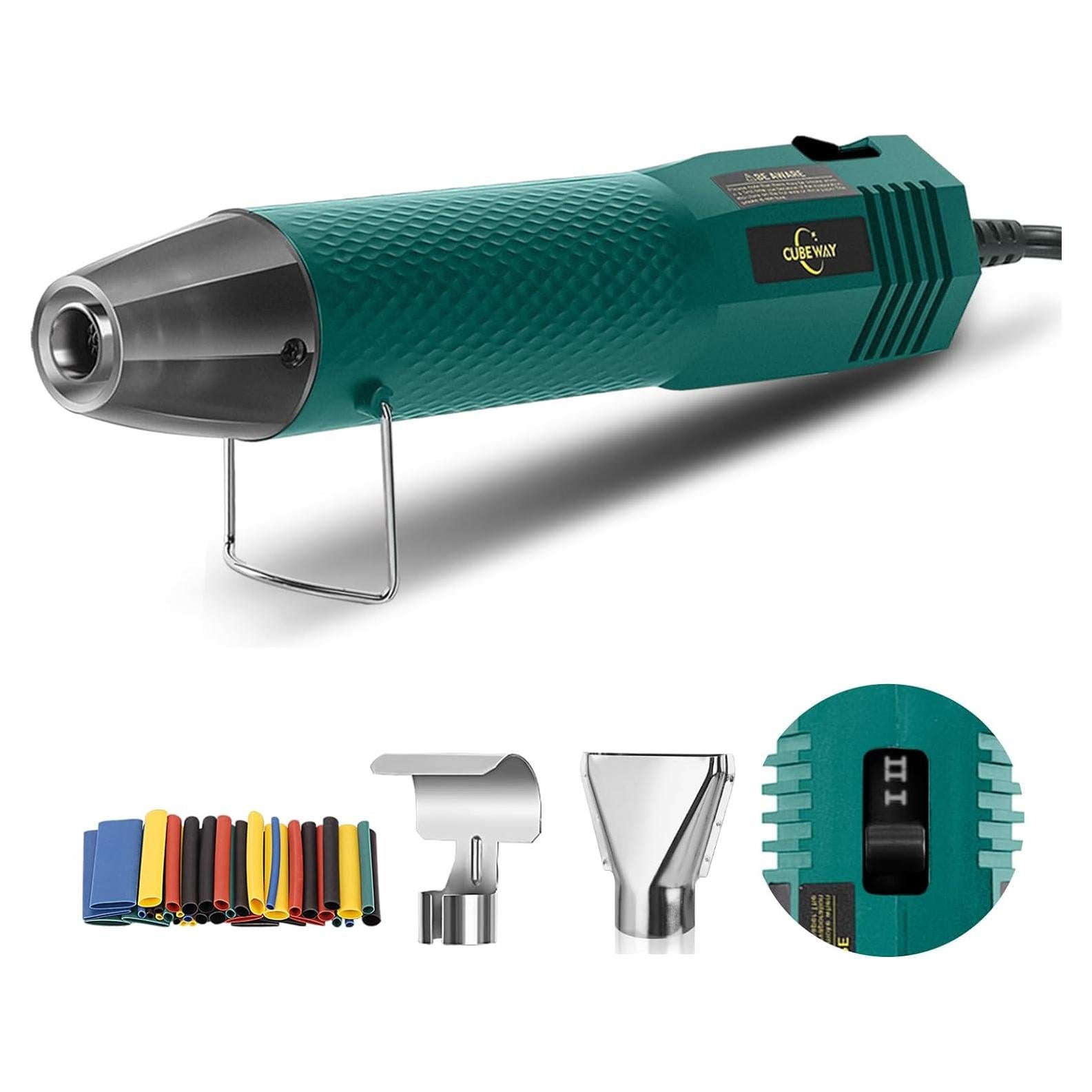 Pistola de Calor CUBEWAY 350W Doble Temperatura 200/350°C