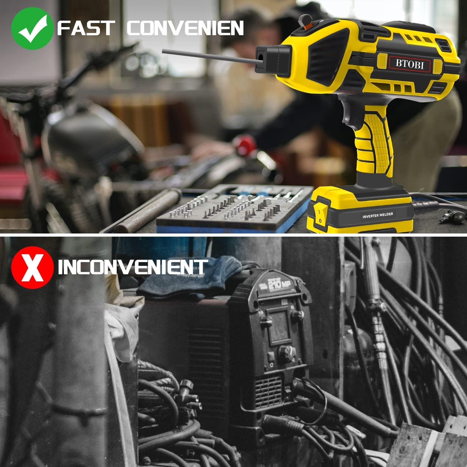 Máquina de Soldadura BTOBI ARC-120, Portátil 110V 1.5kg