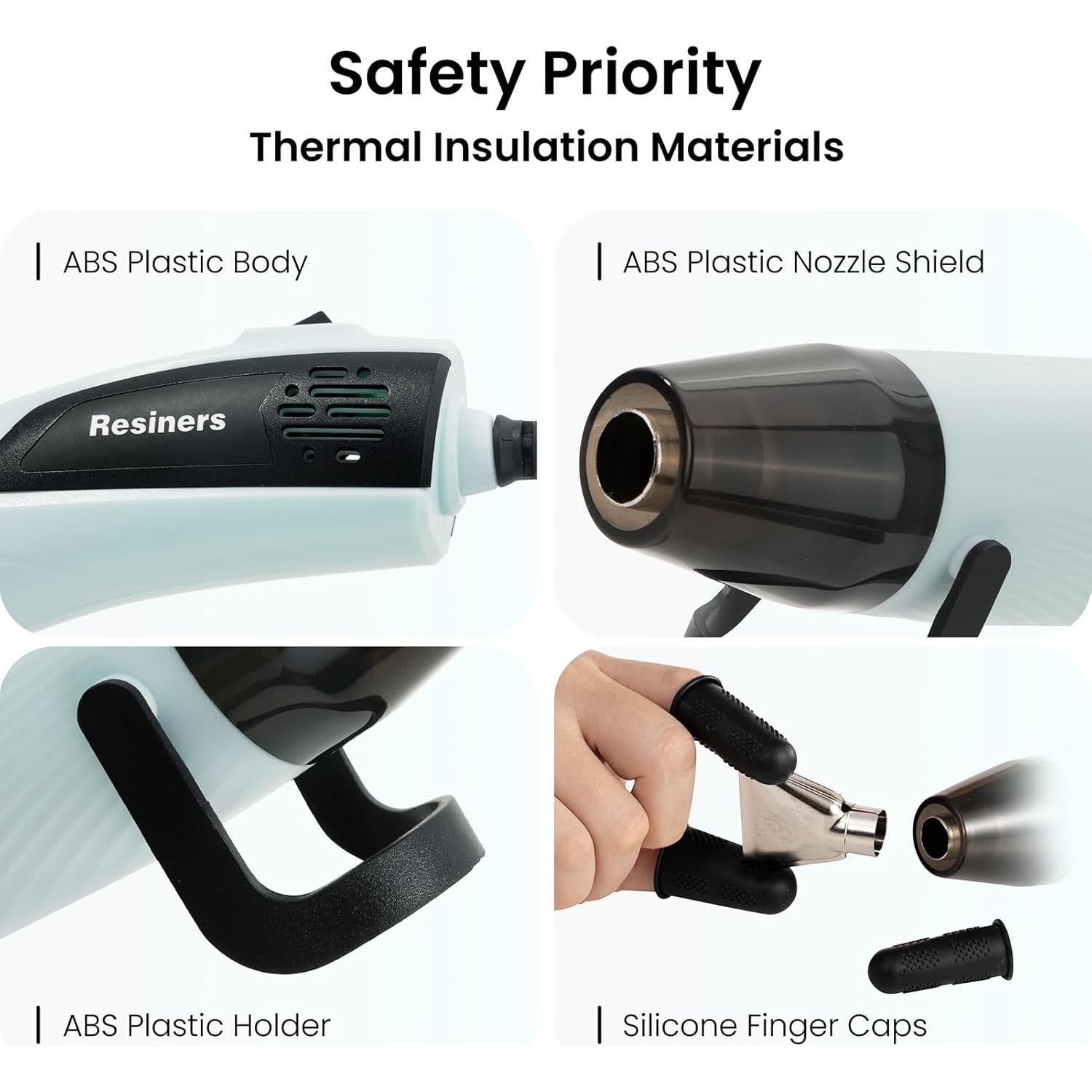 Pistola de Calor Resiners R-030E 350W Doble Temperatura