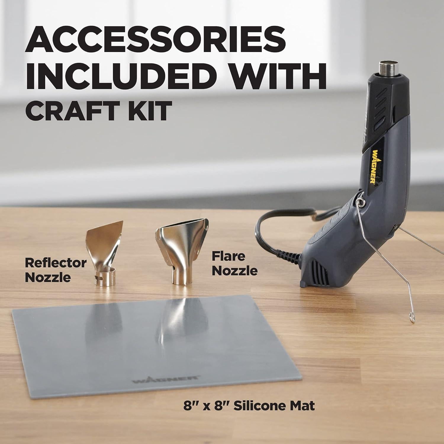 Pistola de Calor Wagner HT400 para Manualidades Doble Temperatura