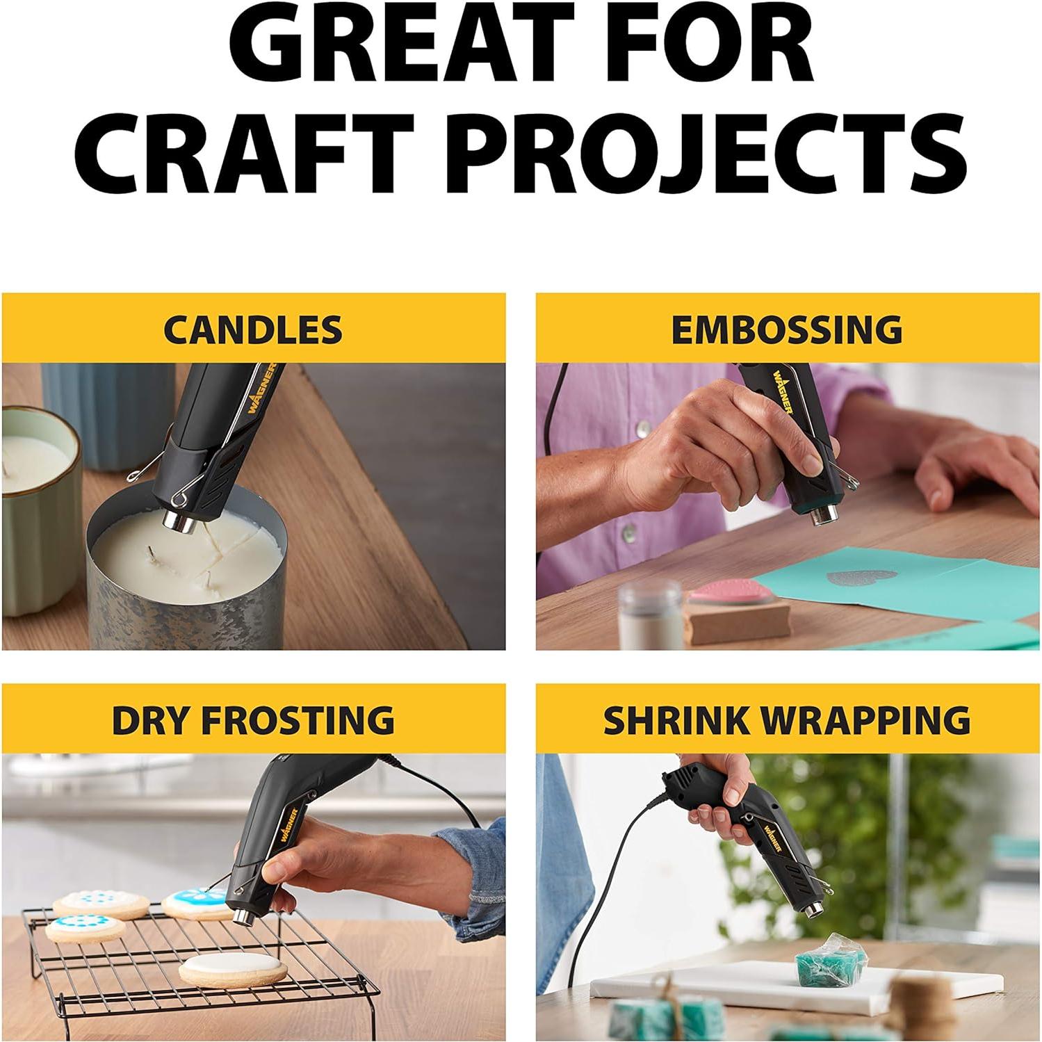 Pistola de Calor Wagner HT400 para Manualidades Doble Temperatura