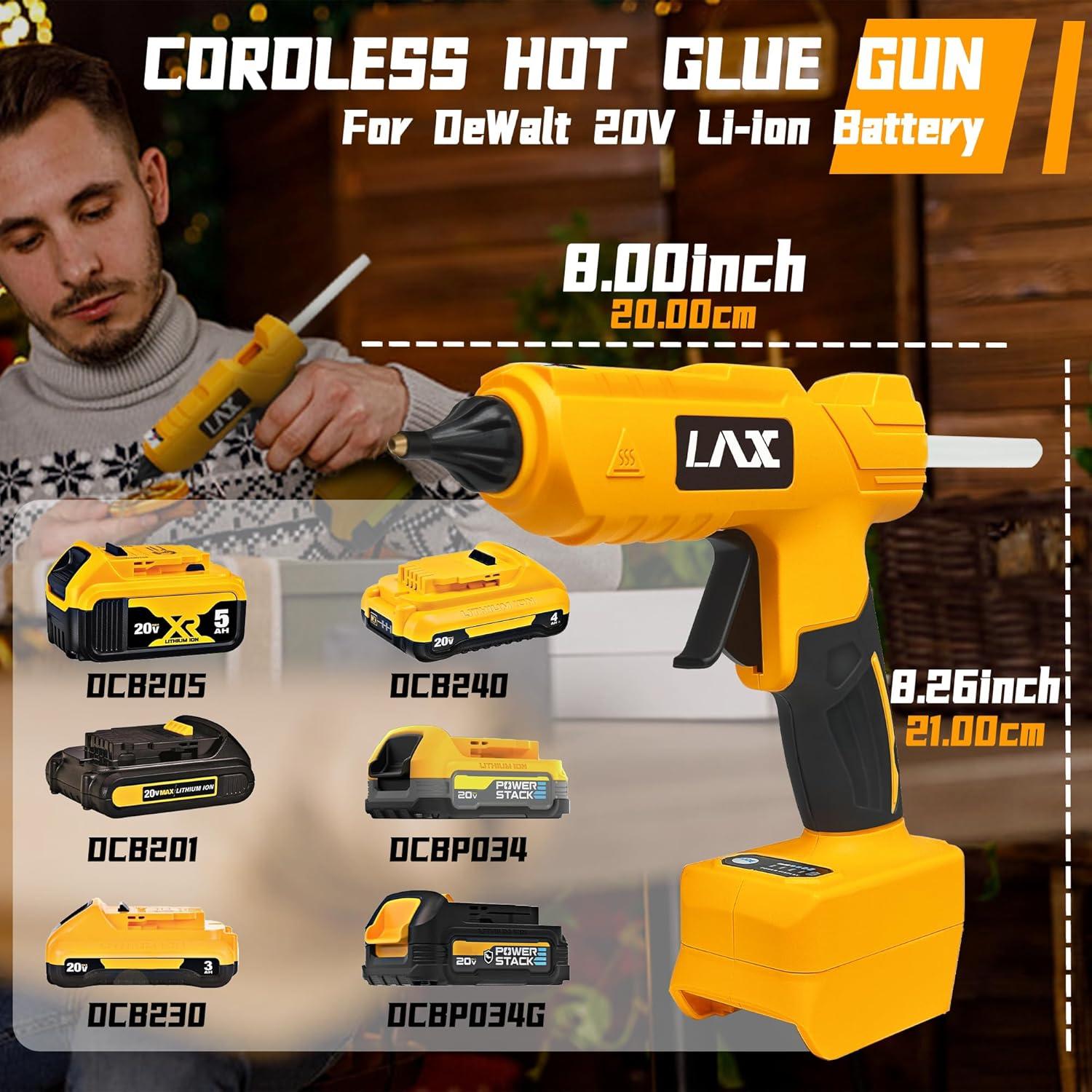 Pistola de Pegamento Caliente L1NXIXI 100W Dewalt 20V