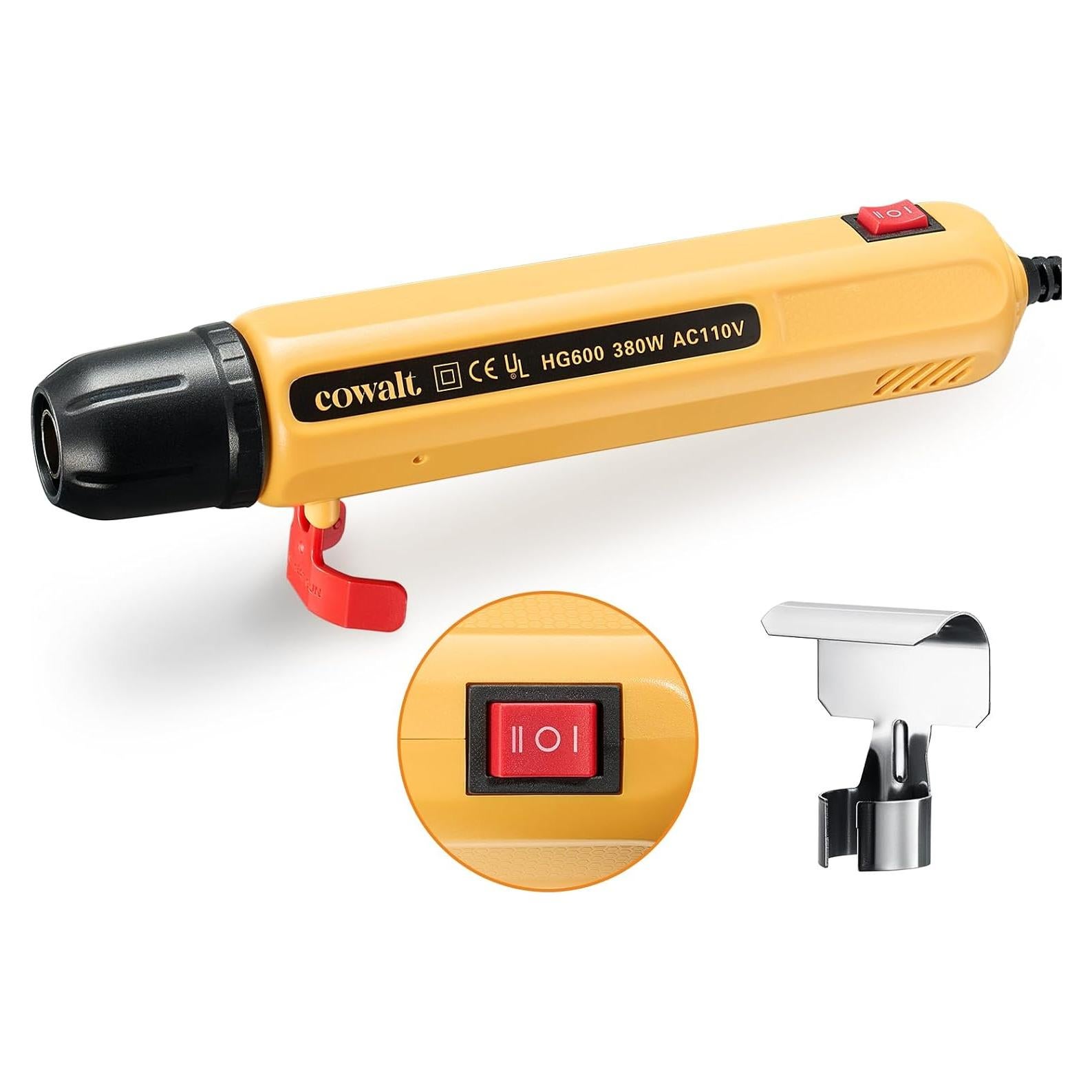 Pistola de Calor Cowalt MHG380 380W 2 Temperaturas 1.49m