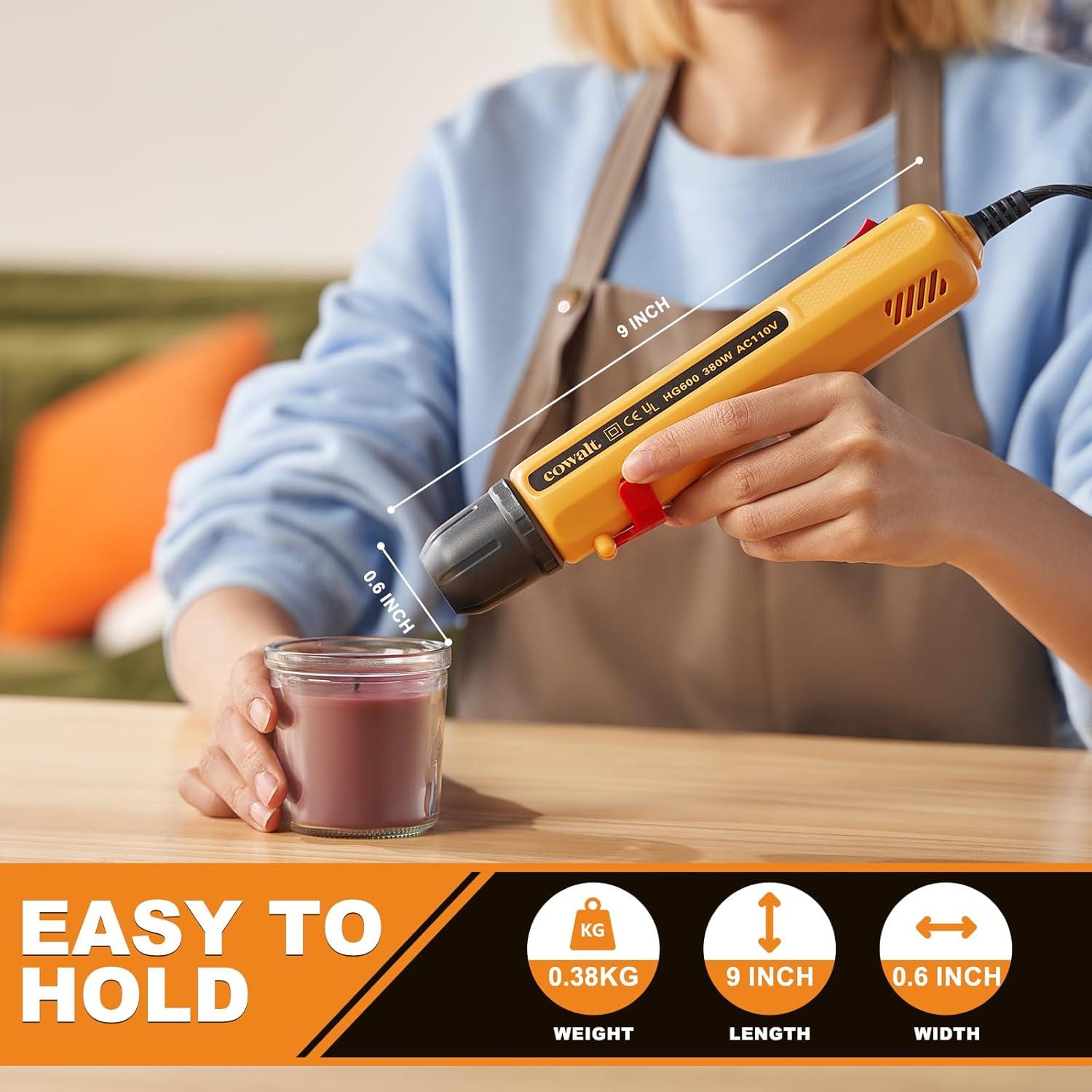 Pistola de Calor Cowalt MHG380 380W 2 Temperaturas 1.49m