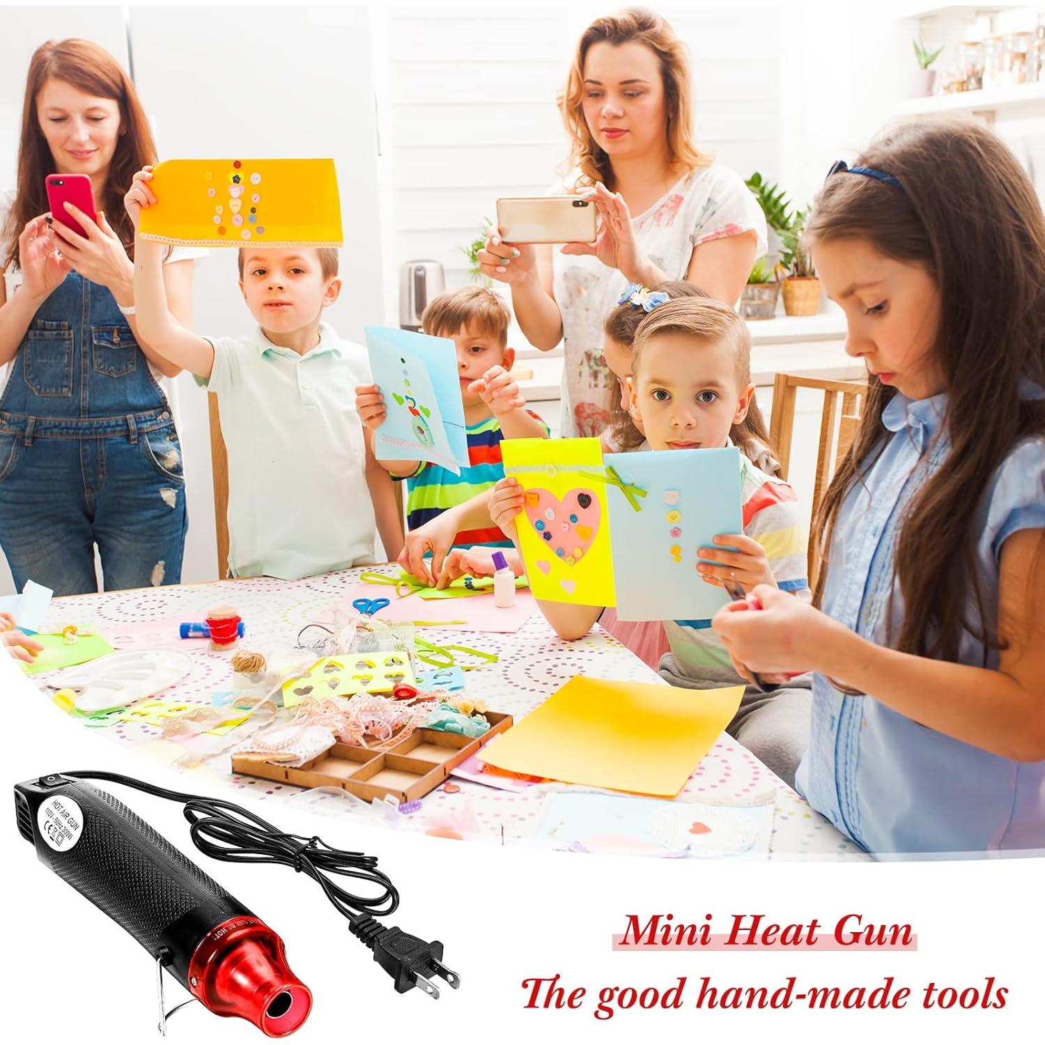 3 Mini Pistolas de Calor 300W Cunno para Manualidades DIY