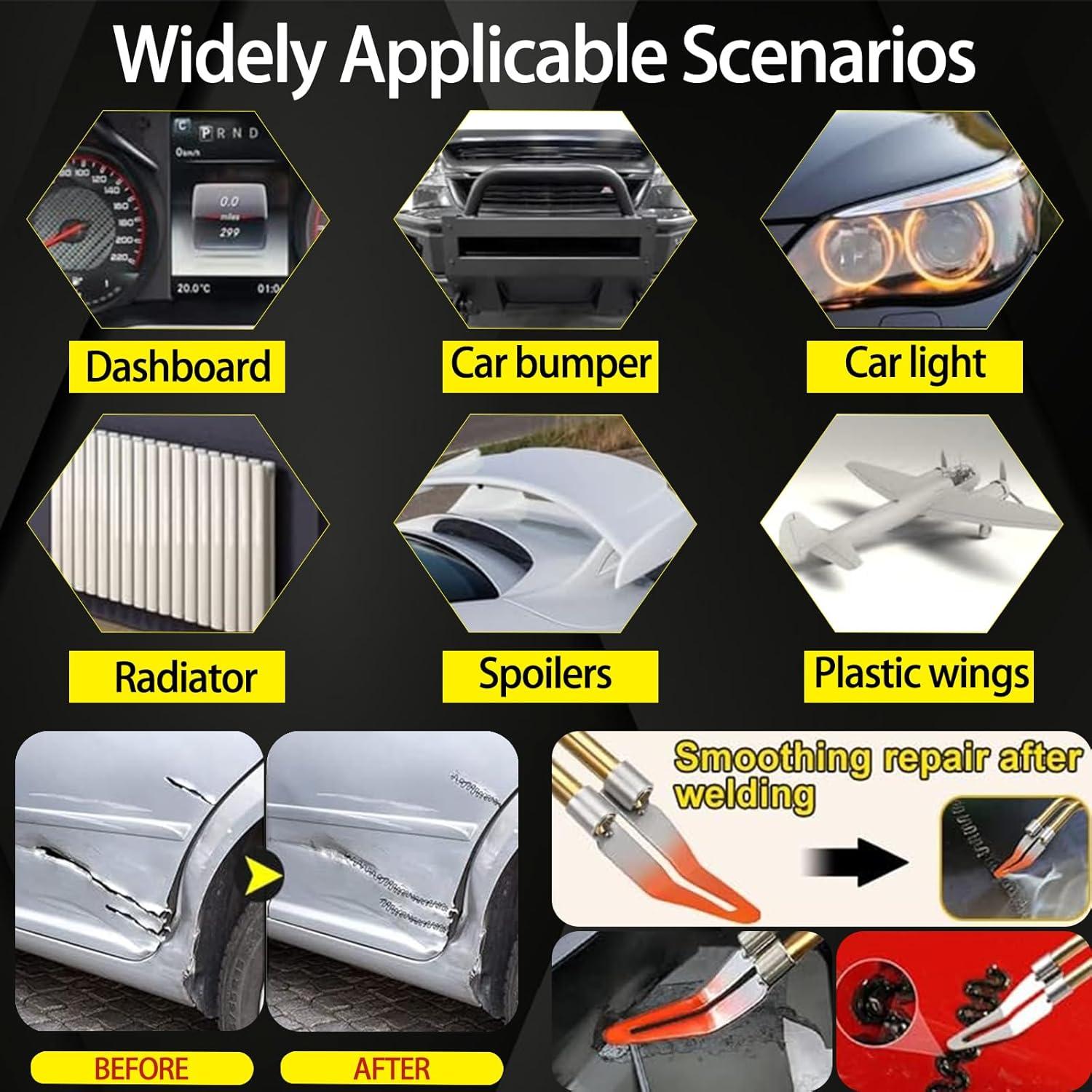 Kit de Soldador de Plástico 150W Ghguole 2 en 1 con Grapas