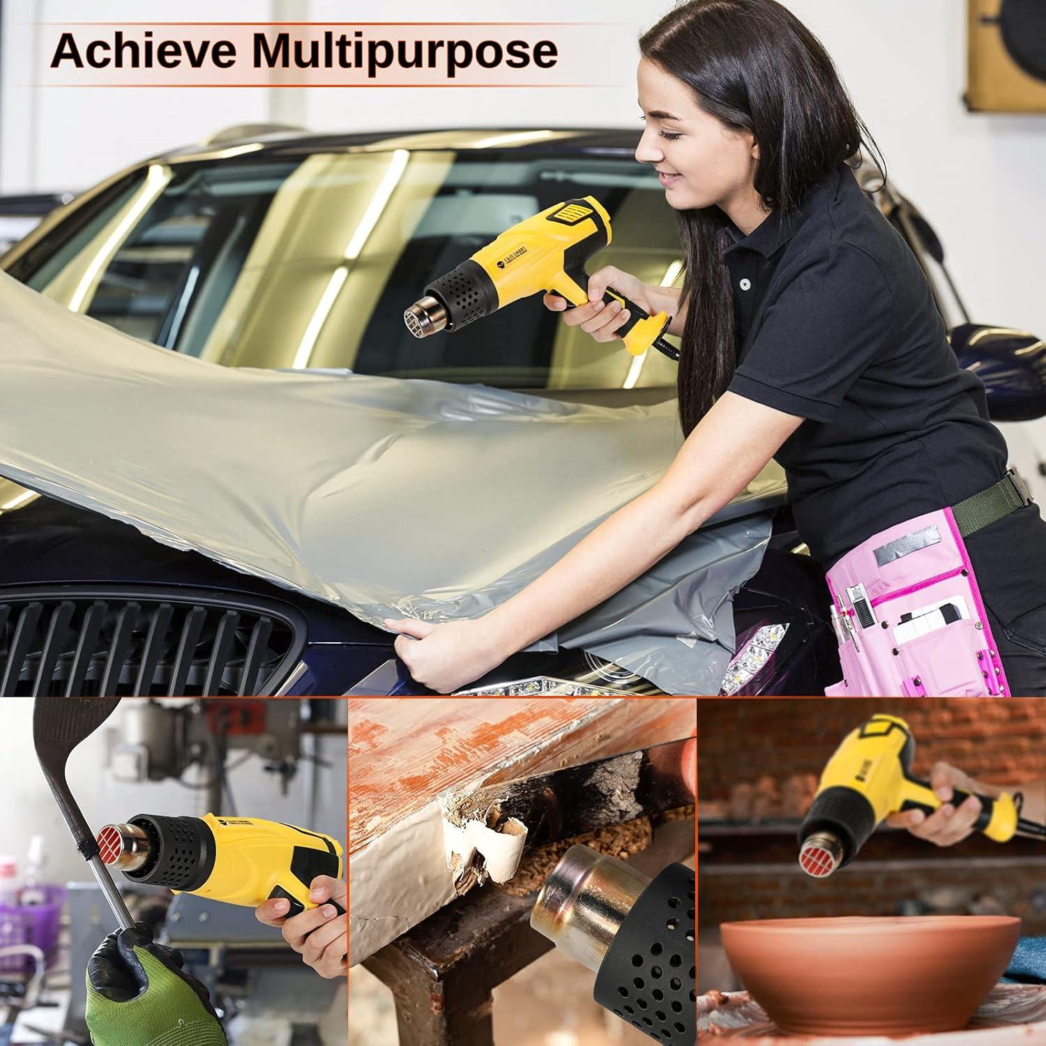 Pistola de Calor SainSmart 1800W con 4 Boquillas