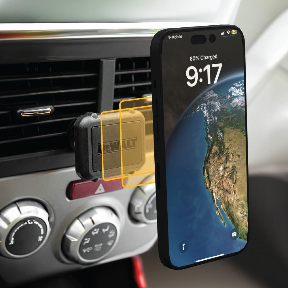 Soporte Magnético DEWALT para Teléfono Automóvil 360°