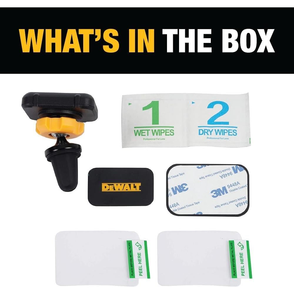 Soporte Magnético DEWALT para Teléfono Automóvil 360°