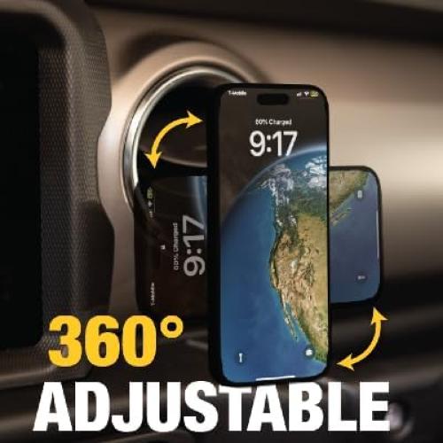 Soporte Magnético DEWALT para Teléfono Automóvil 360°