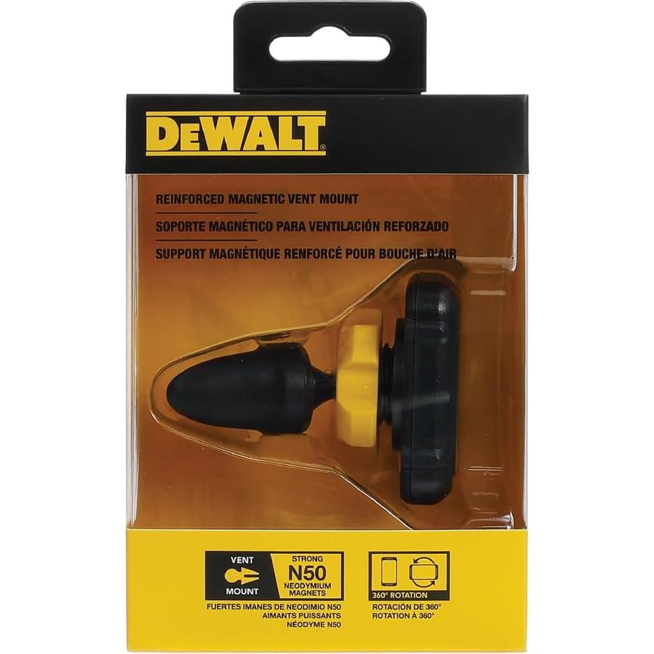 Soporte Magnético DEWALT para Teléfono Automóvil 360°