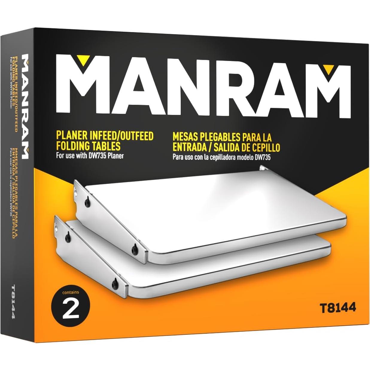 Mesa Plegable Manram para Planer DEWALT DW735 22,86 cm