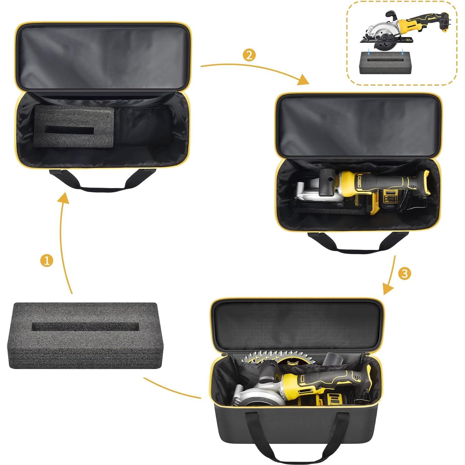 Bolsa de herramientas SAIKA para sierra circular 4-1/2"