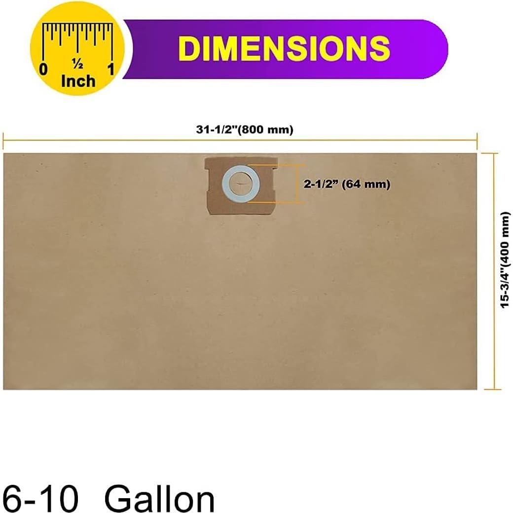 Pack de 10 bolsas de vacío Bluemorpho para aspiradoras