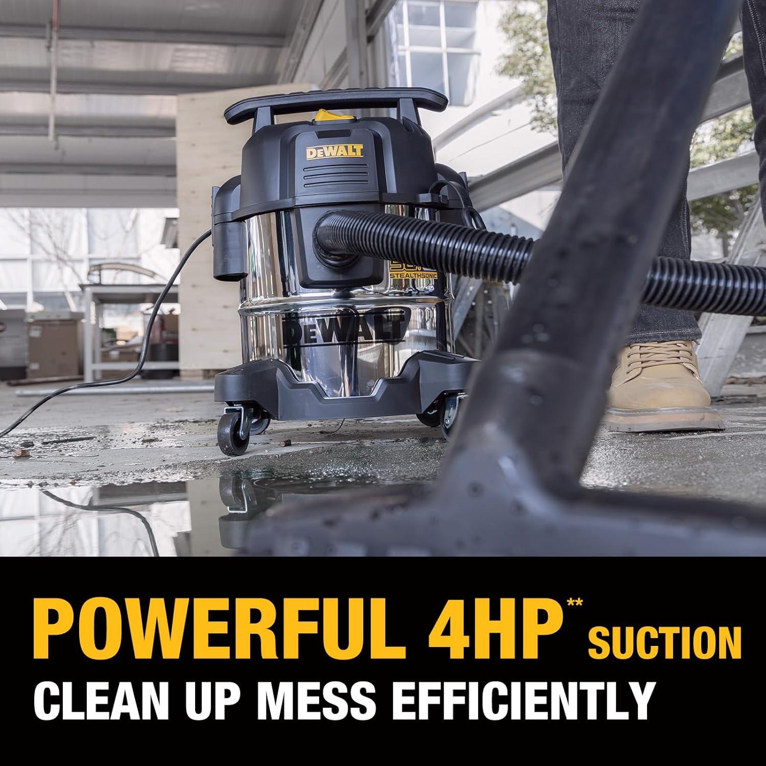 Aspiradora de Taller DEWALT DXV05S-QT 5 Galones 4 HP Húmeda y Seca