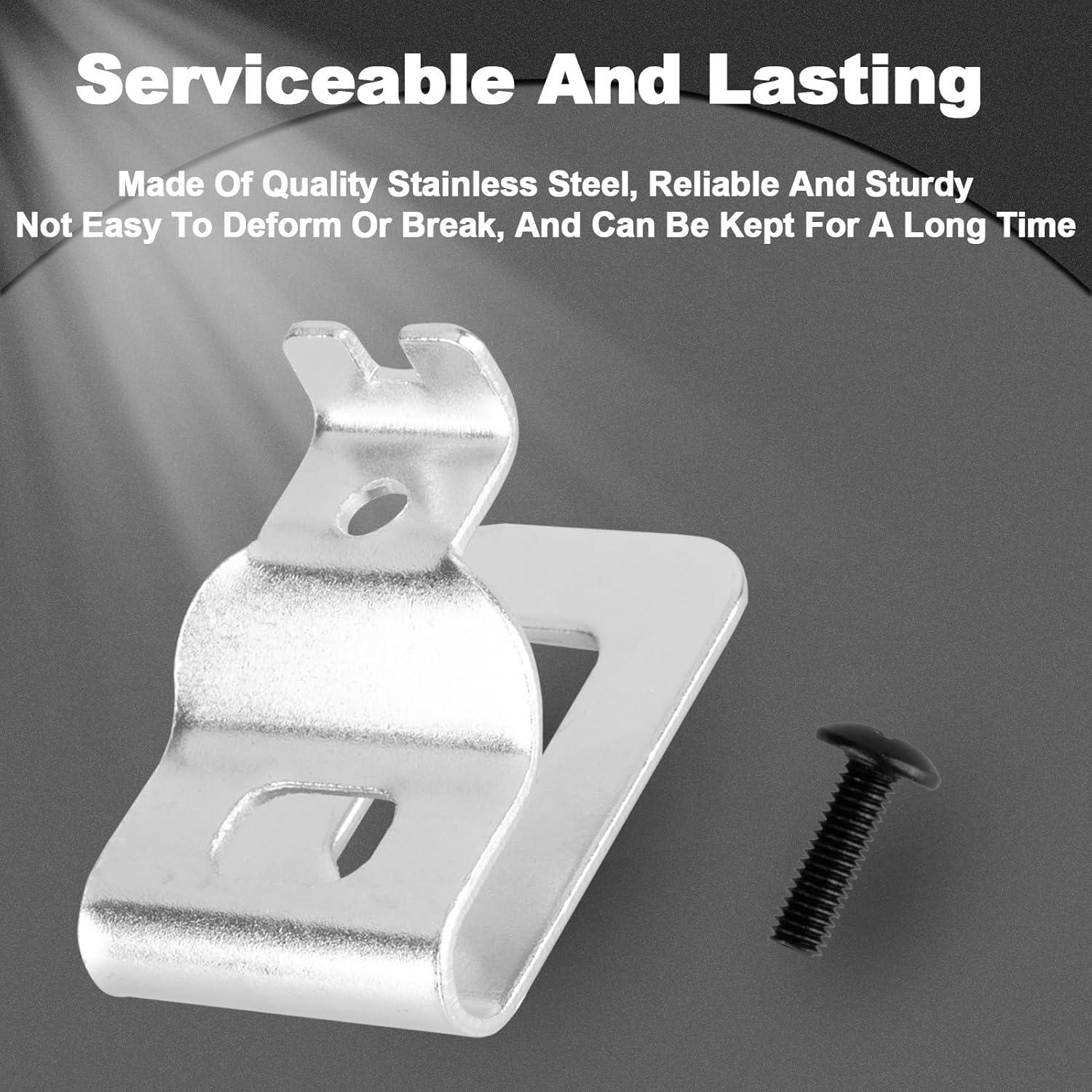 Ganchos de Cinturón Acero Inoxidable Dewalt N268241 - Kit 10