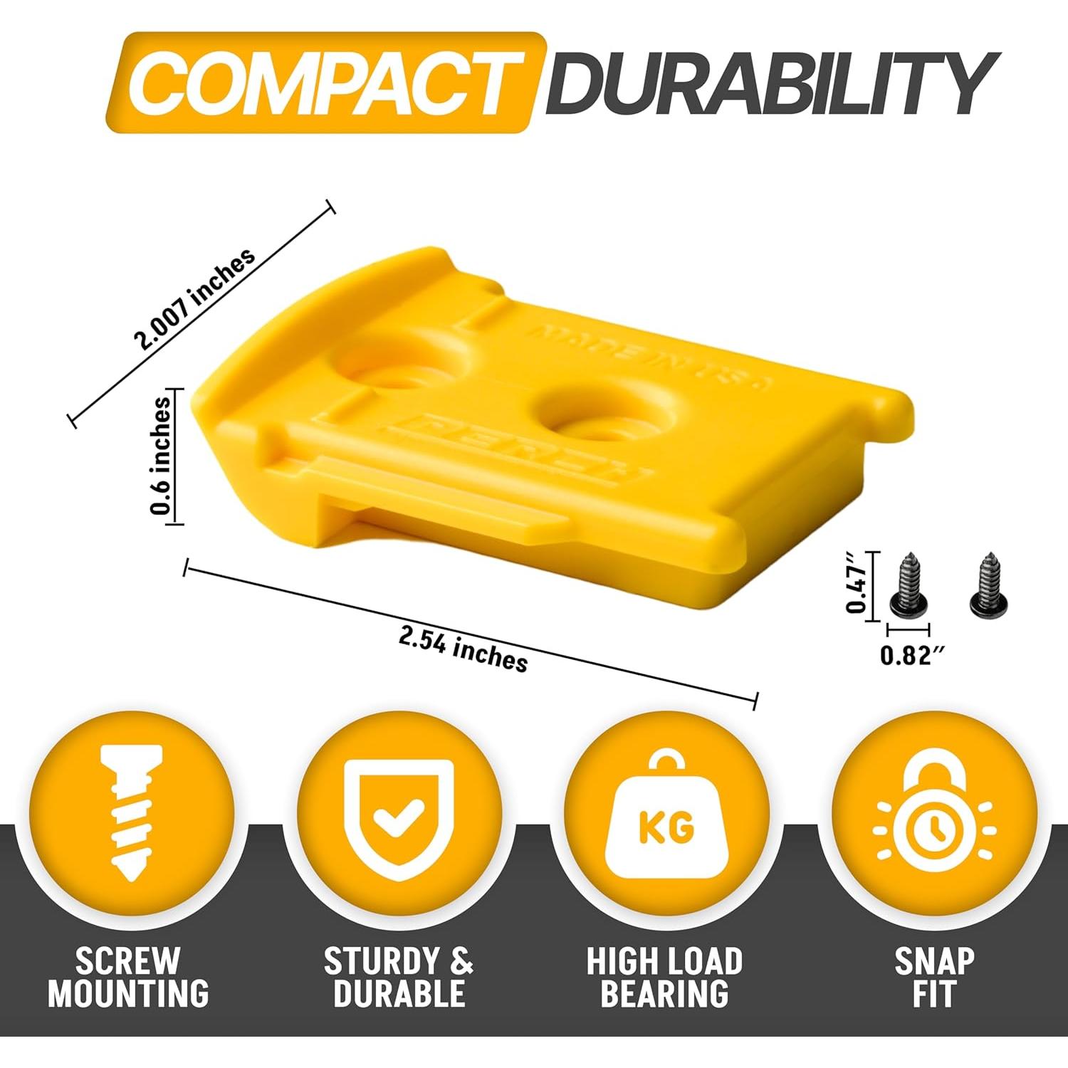 Soporte de Herramientas DeWalt 20v/60v - Paquete de 3