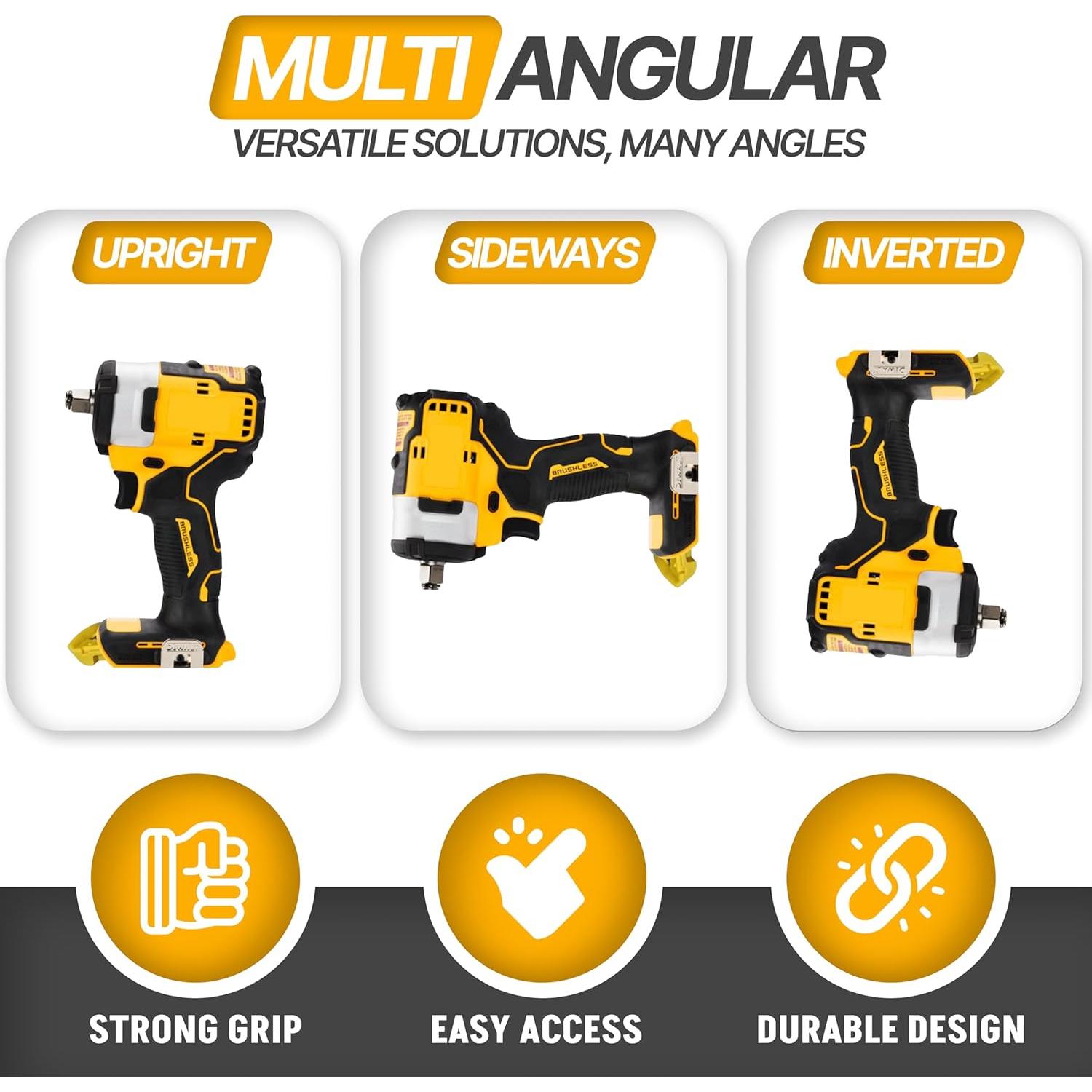 Soporte de Herramientas DeWalt 20v/60v - Paquete de 3