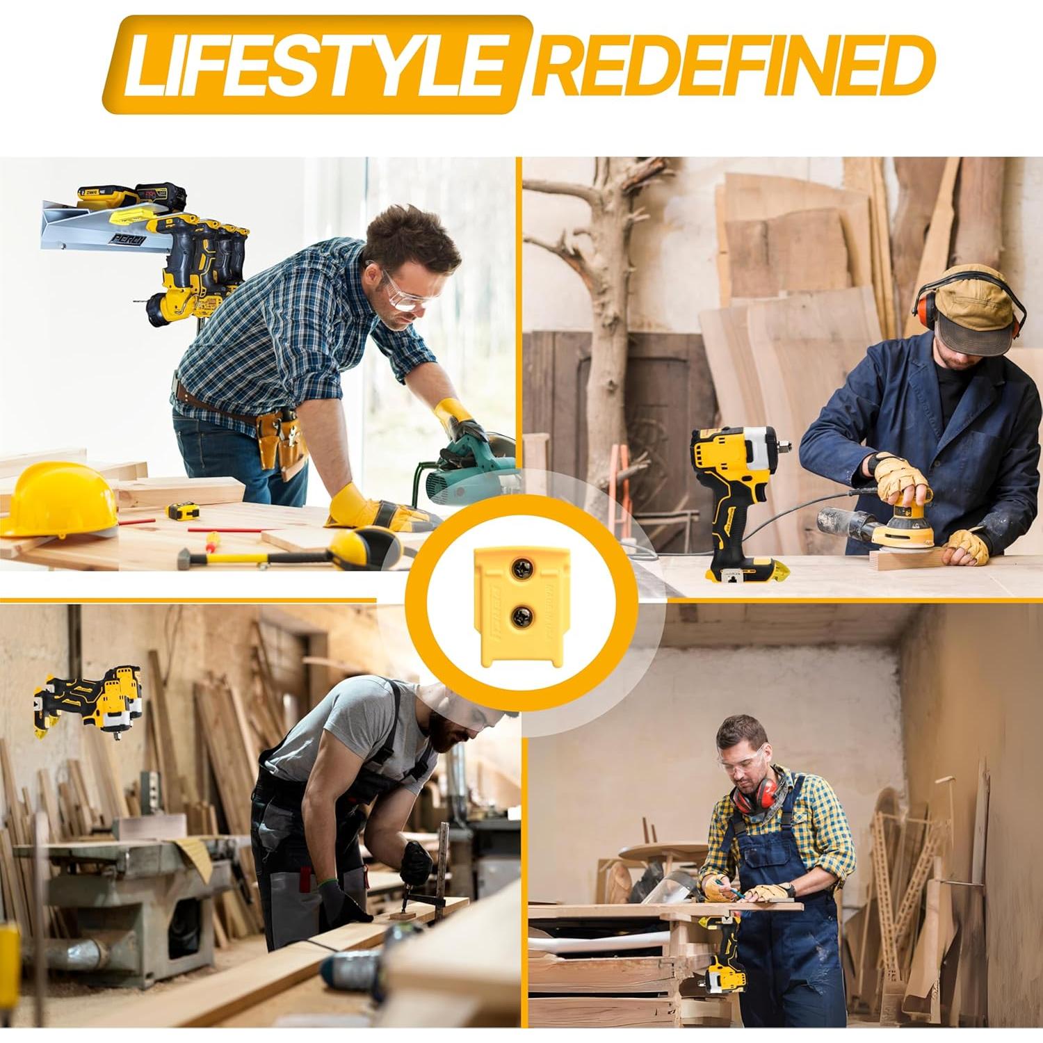 Soporte de Herramientas DeWalt 20v/60v - Paquete de 3