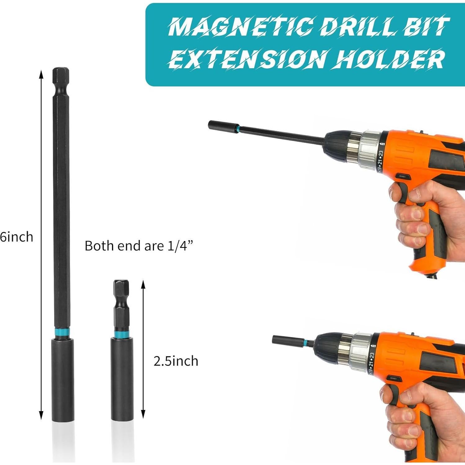 Juego de adaptadores de bits V2ine 10 piezas con estuche